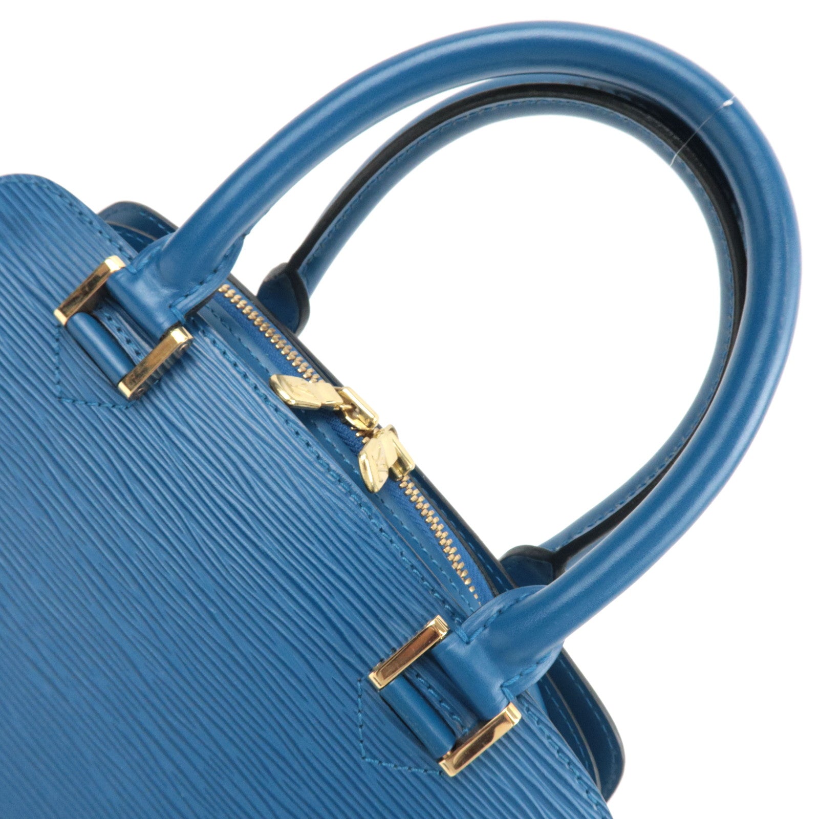 Louis Vuitton Epi Pont Neuf Handbag Toledo Blue M52055 MI0928