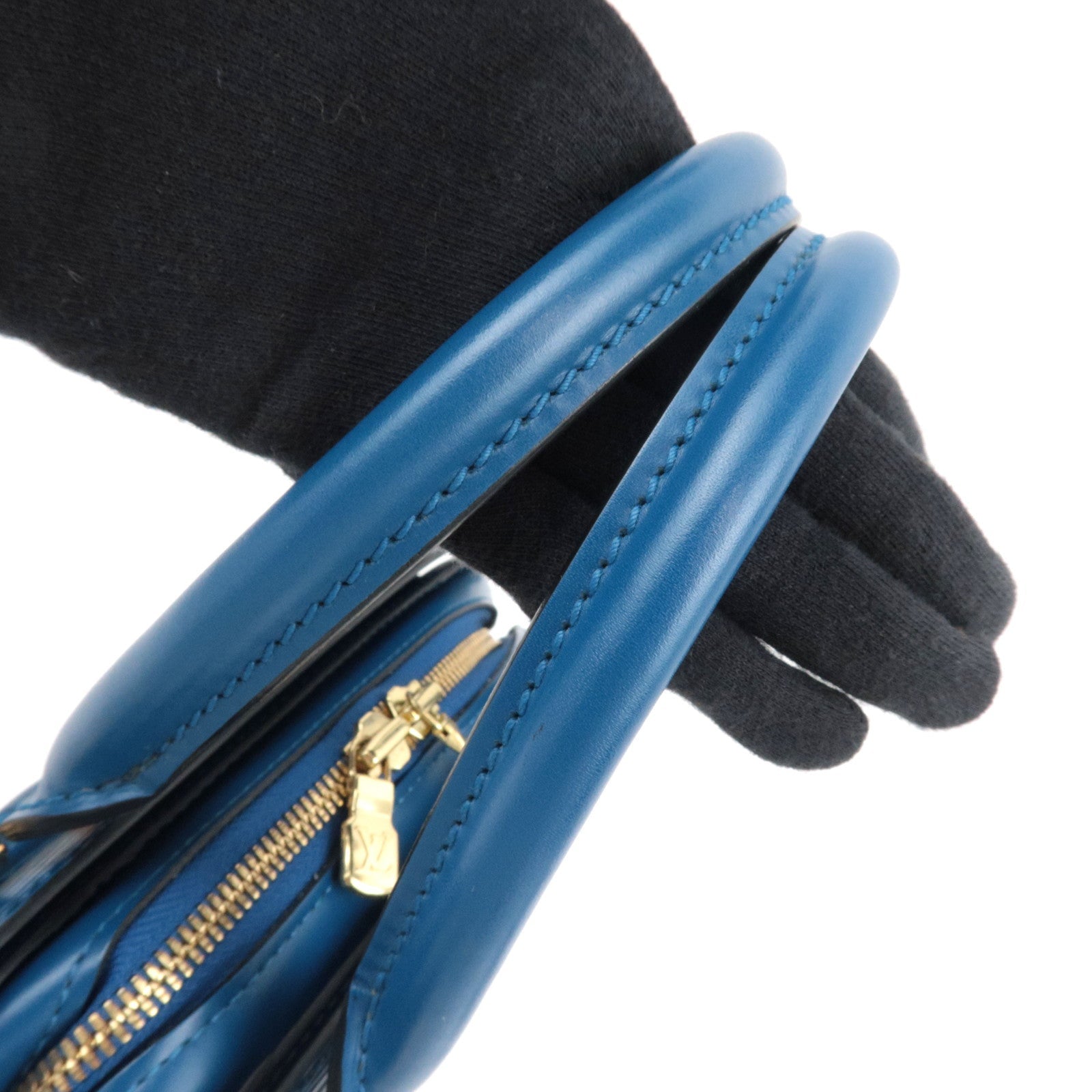 Louis Vuitton Epi Pont Neuf Handbag Toledo Blue M52055 MI0928