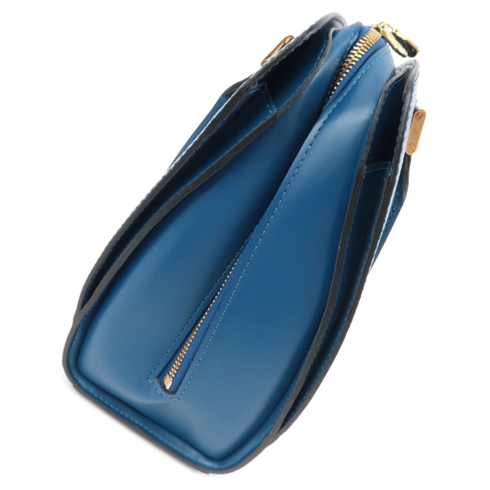 Louis Vuitton Epi Pont Neuf Handbag Toledo Blue M52055 MI0928