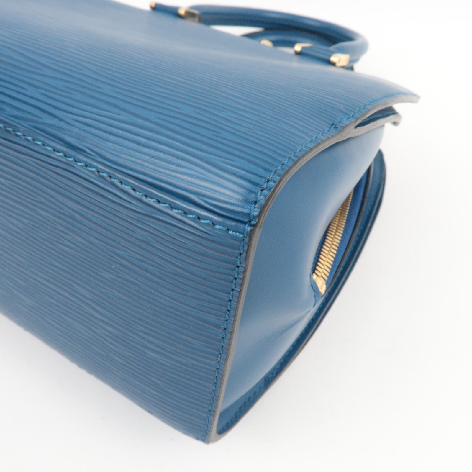 Louis Vuitton Epi Pont Neuf Handbag Toledo Blue M52055 MI0928