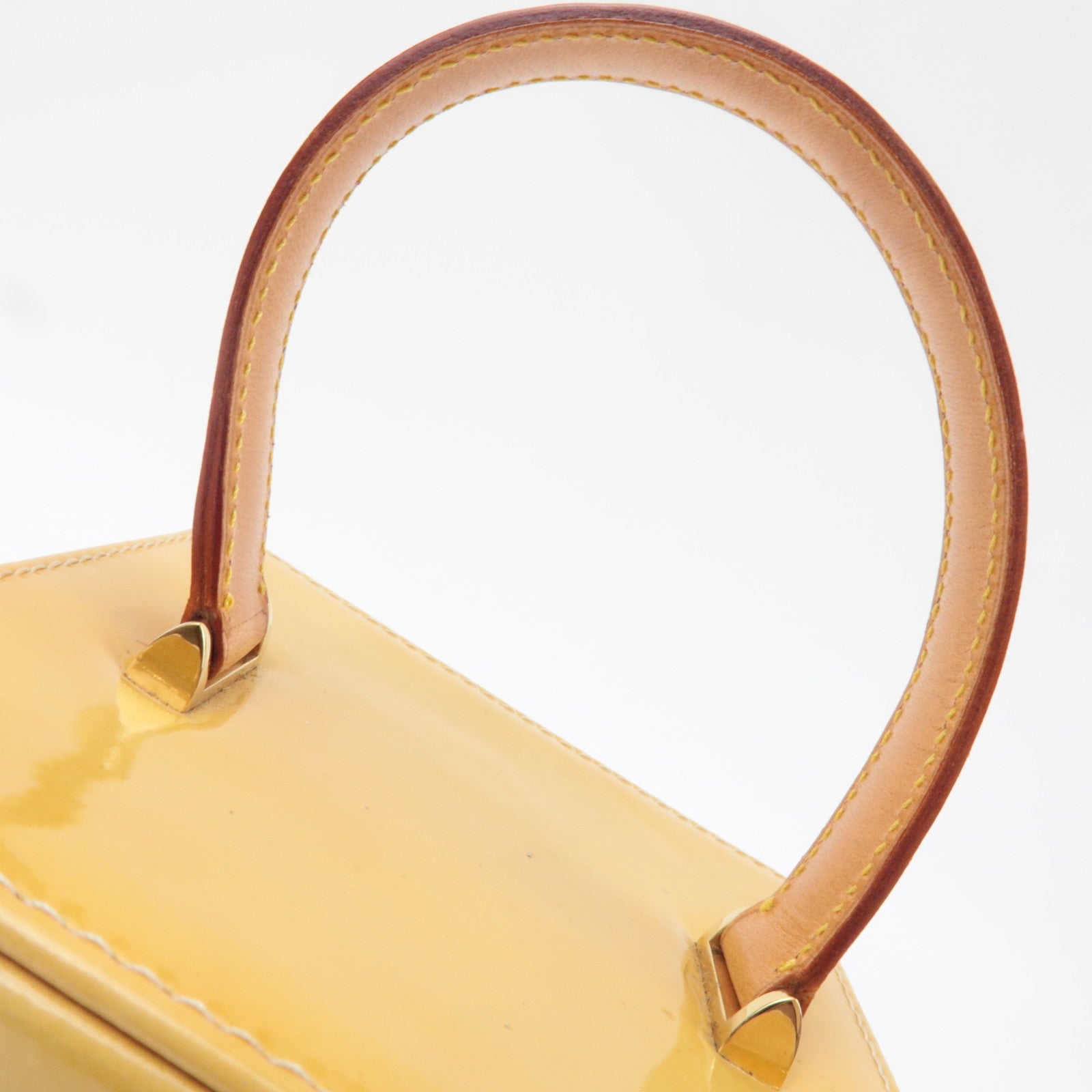 Louis Vuitton Monogram Vernis Bleecker Vanity Bag Beige M91002 AS0919