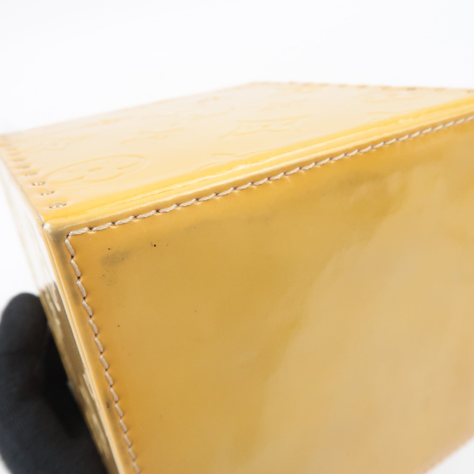 Louis Vuitton Monogram Vernis Bleecker Vanity Bag Beige M91002 AS0919