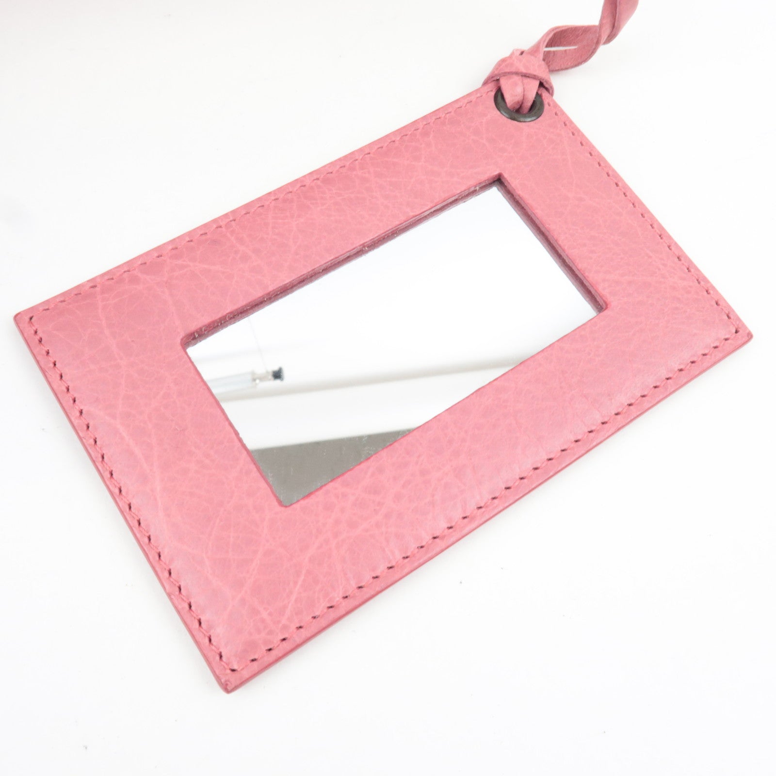 BALENCIAGA The First Handbag Leather Pink 103208 *Mirror