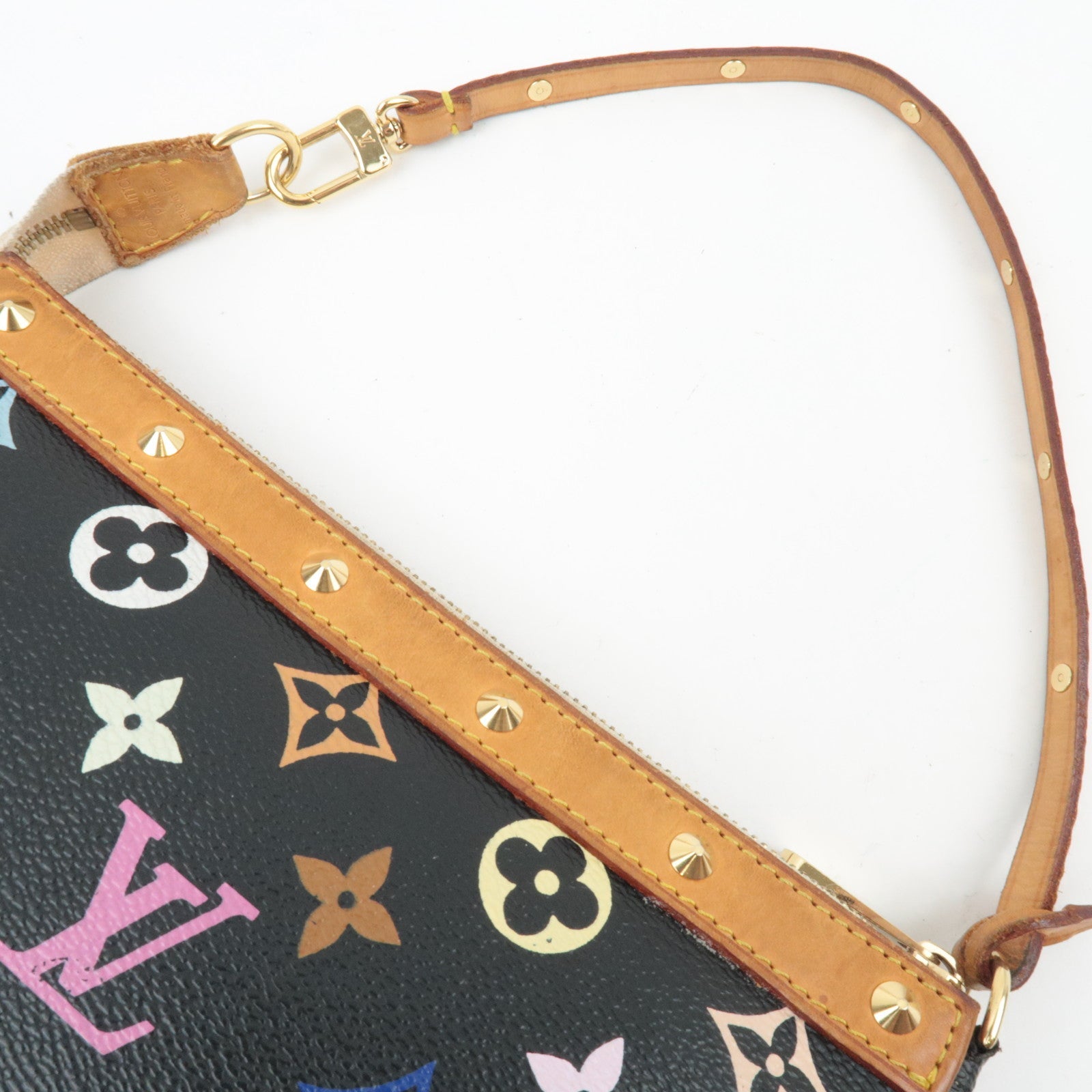 Louis Vuitton Monogram Multicolor Pochette Accessoires Handbag Noir M92648 SL0013