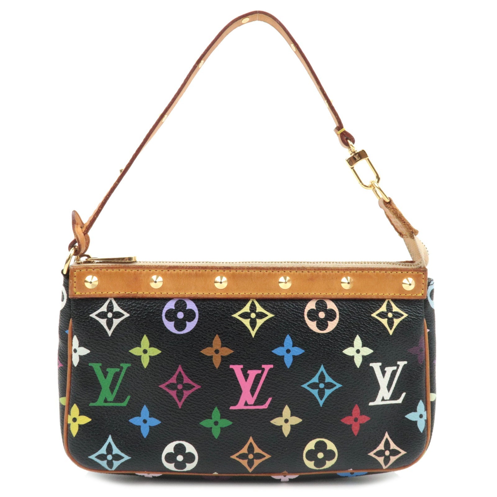 Louis Vuitton Monogram Multicolor Pochette Accessoires Handbag Noir M92648 SL001381758