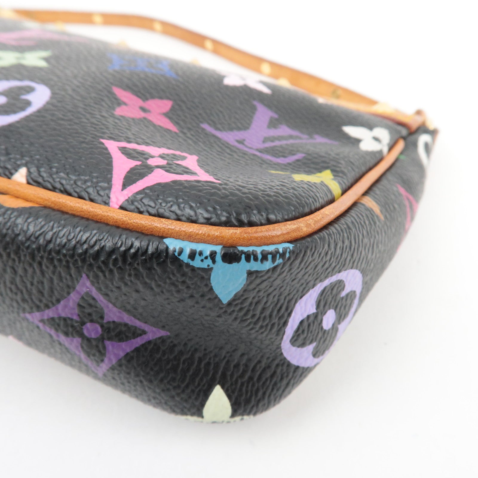 Louis Vuitton Monogram Multicolor Pochette Accessoires Handbag Noir M92648 SL0013