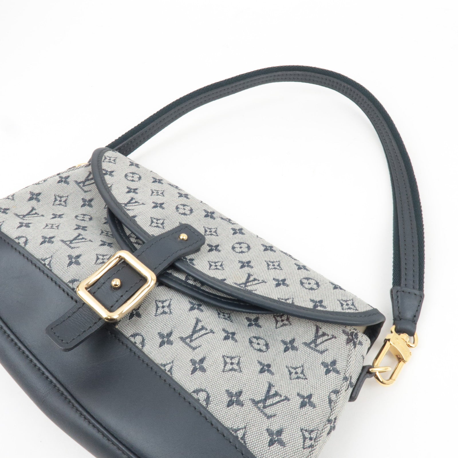 Louis Vuitton Monogram Mini Marjorie Shoulder Bag Blue M92690 TH0053