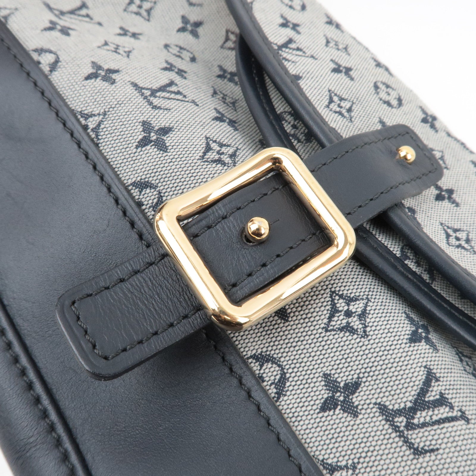 Louis Vuitton Monogram Mini Marjorie Shoulder Bag Blue M92690 TH0053