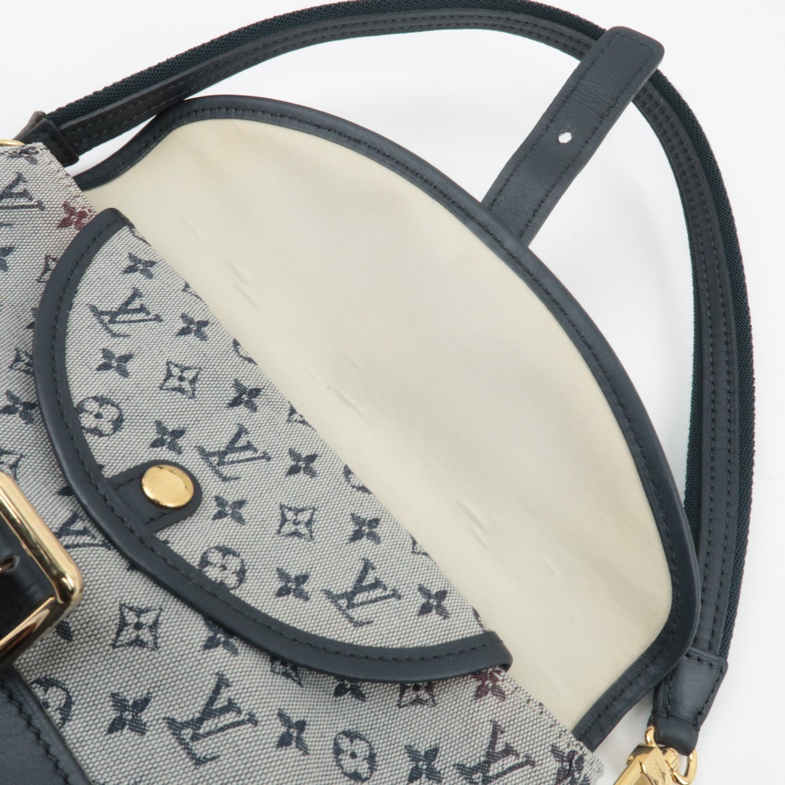 Louis Vuitton Monogram Mini Marjorie Shoulder Bag Blue M92690 TH0053