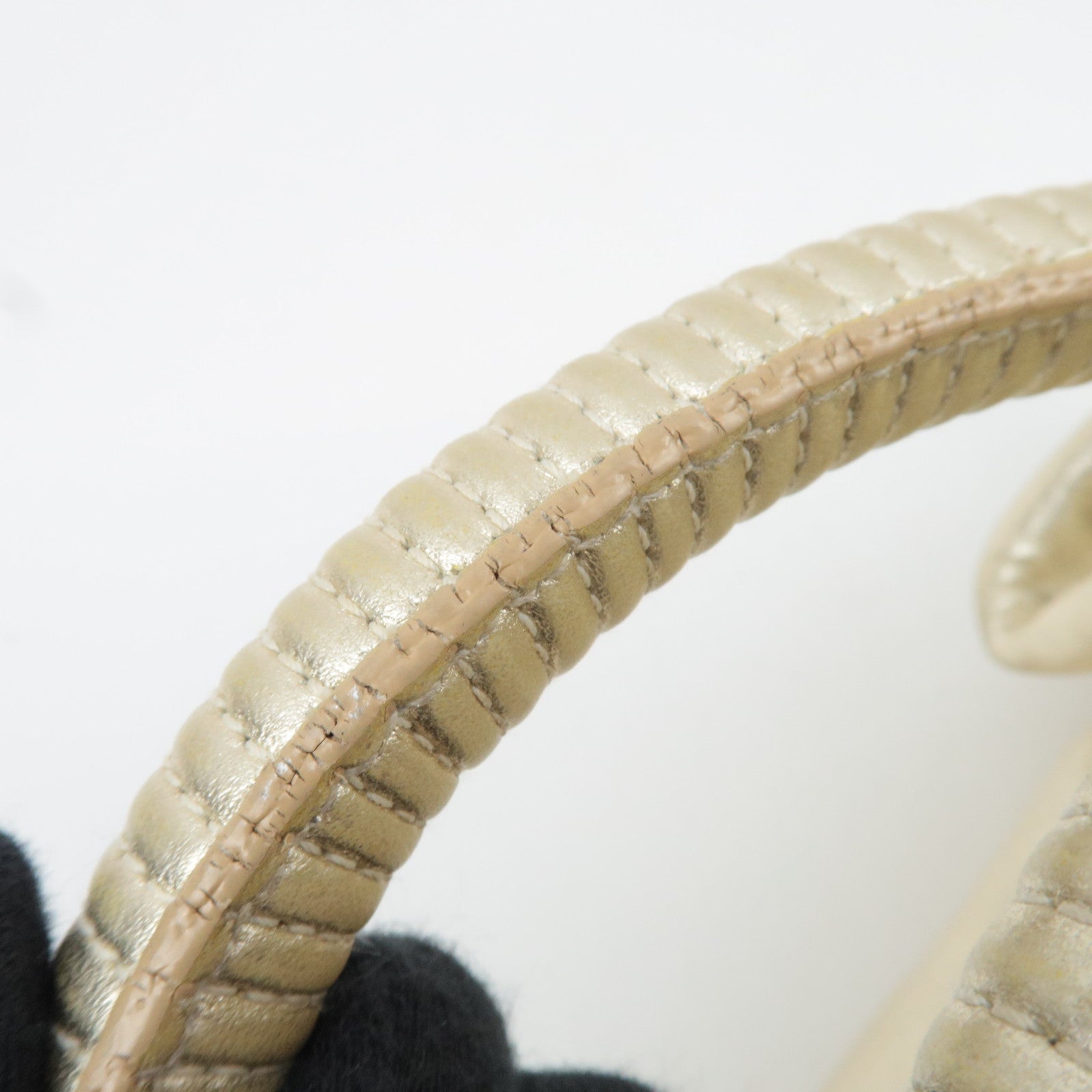 LOEWE Anagram Nappa Aire Handbag Leather Gold