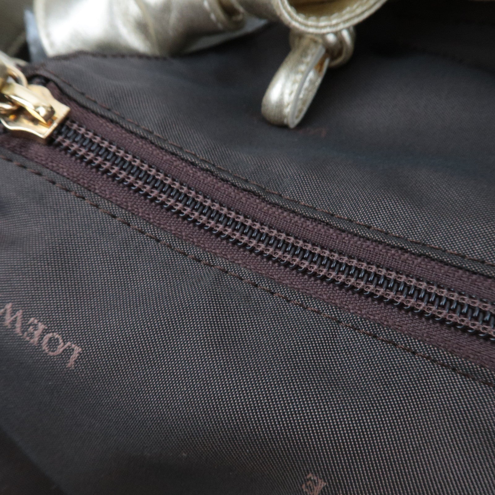 LOEWE Anagram Nappa Aire Handbag Leather Gold