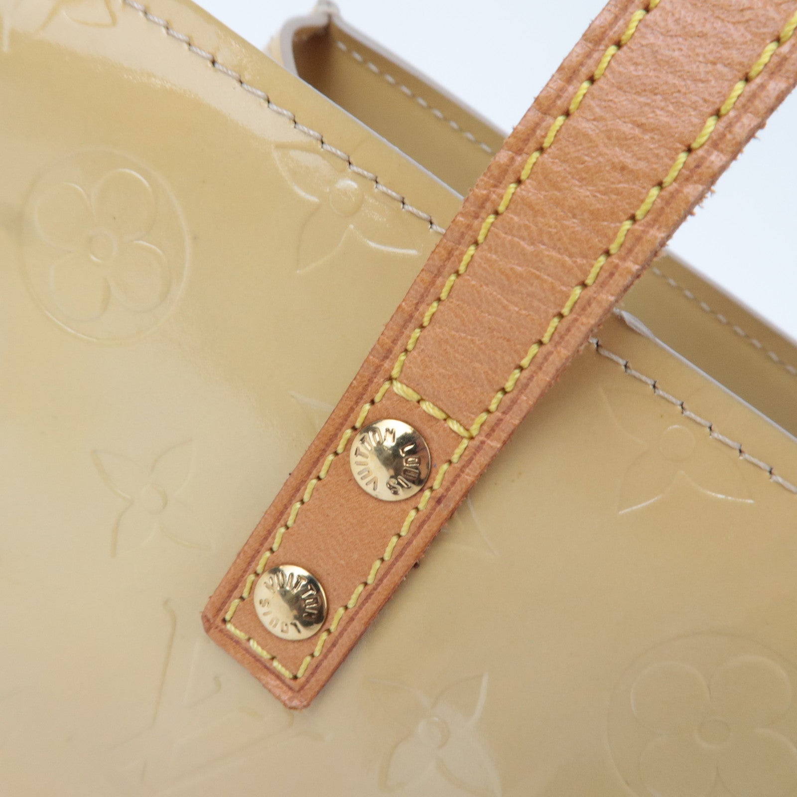 Louis Vuitton Monogram Vernis Reade PM Handbag Noisette M91334 MI0092