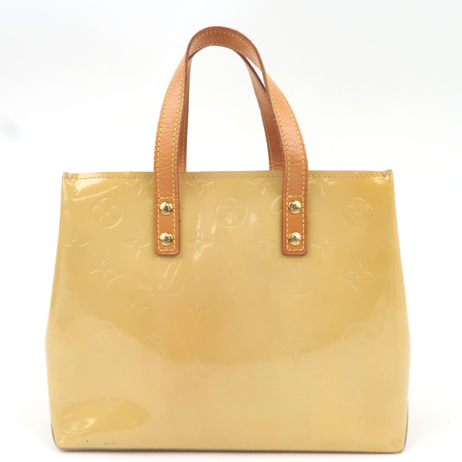 Louis Vuitton Monogram Vernis Reade PM Handbag Noisette M91334 MI0092