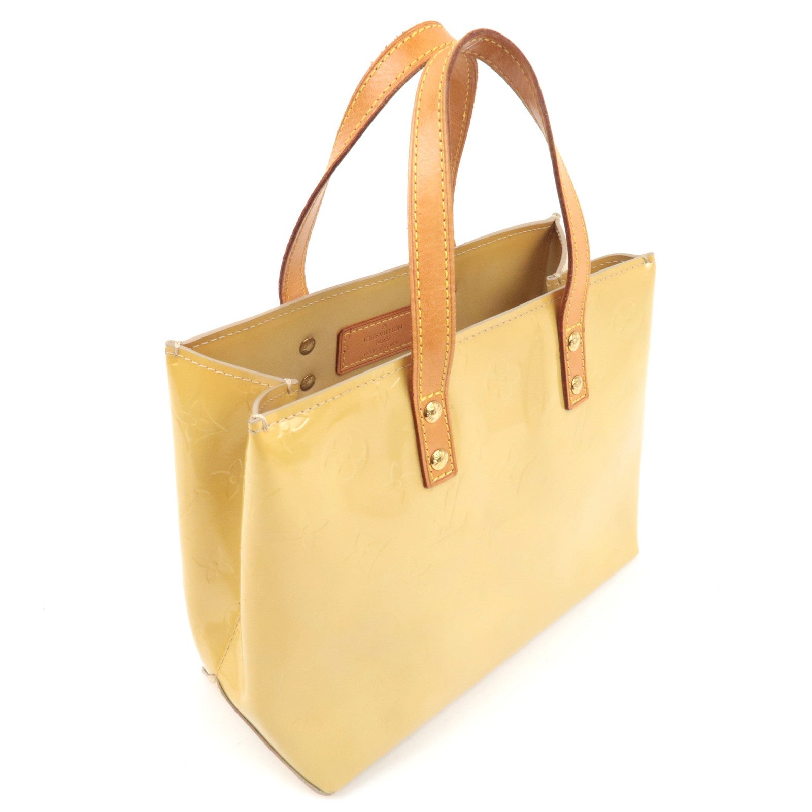 Louis Vuitton Monogram Vernis Reade PM Handbag Noisette M91334 MI0092