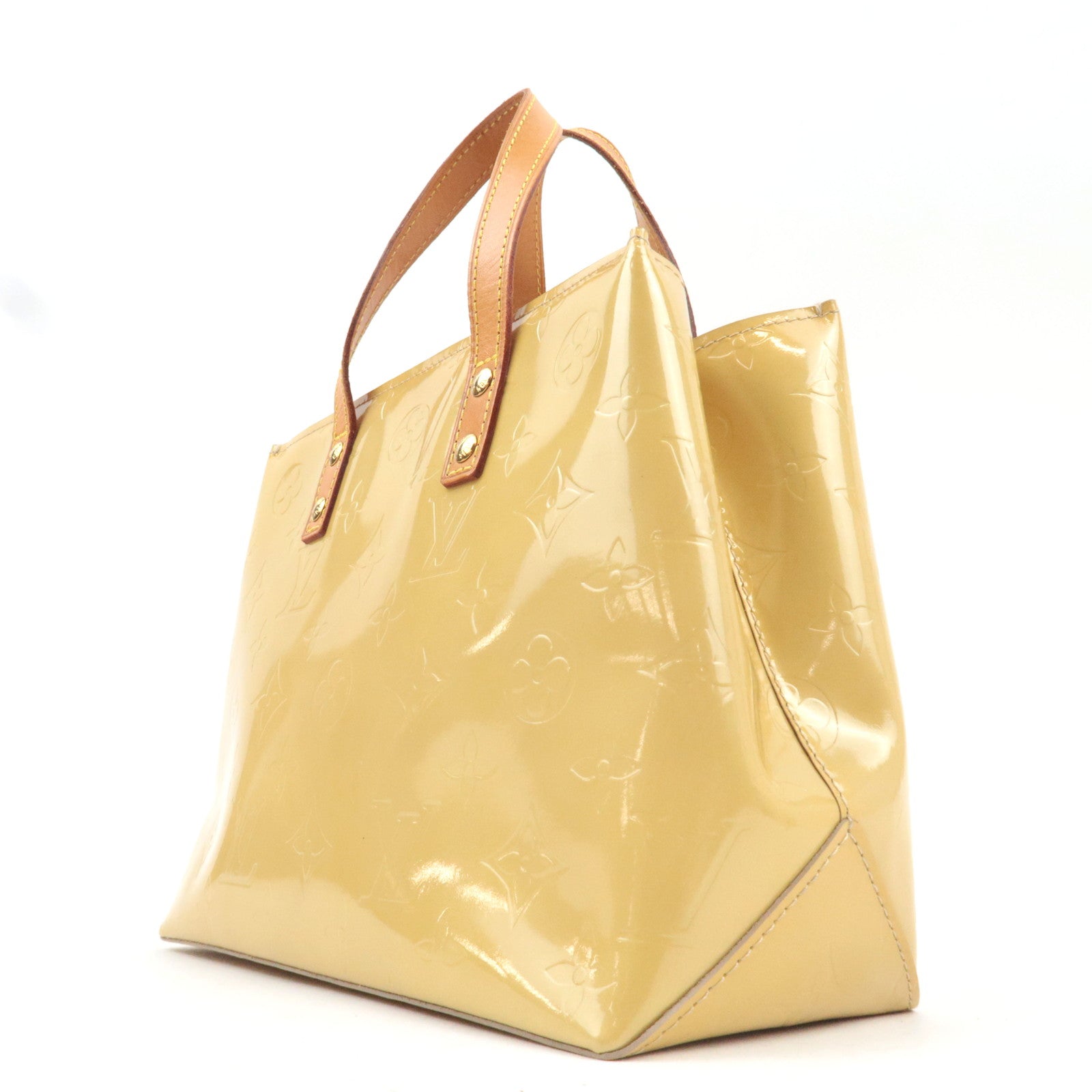 Louis Vuitton Monogram Vernis Reade PM Handbag Noisette M91334 MI0092