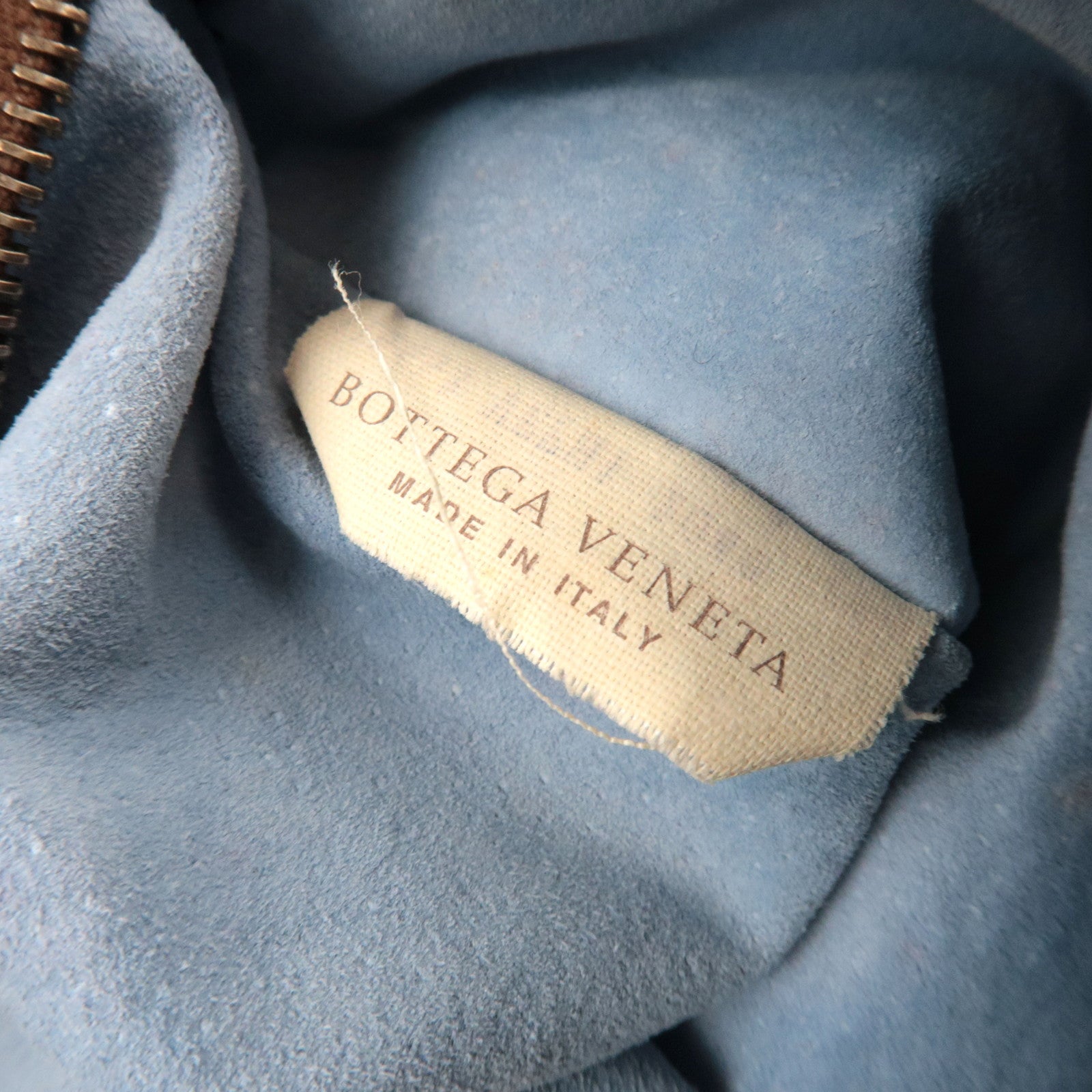 BOTTEGA VENETA Intrecciato Hobo One-Shoulder Bag Leather Brown 115653