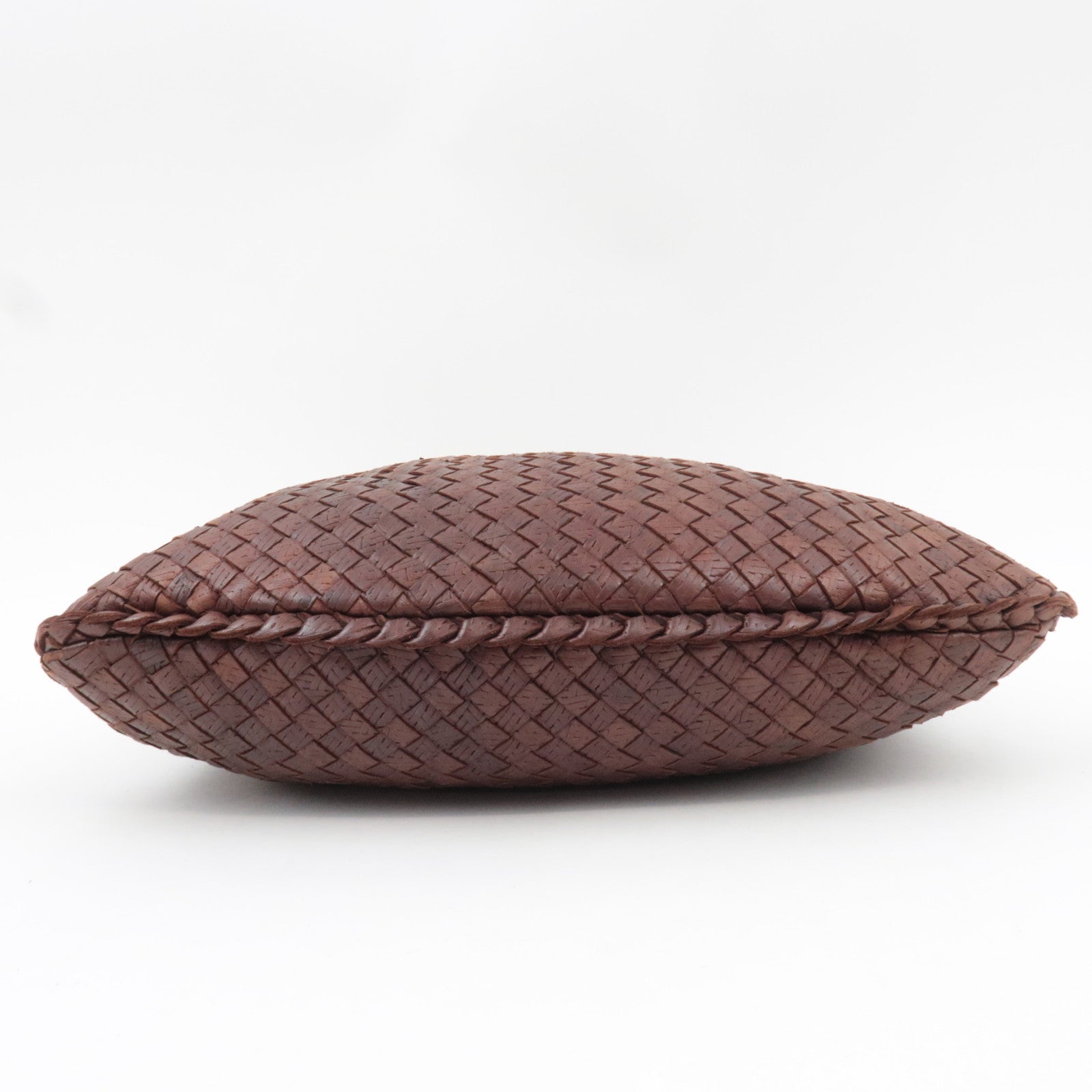 BOTTEGA VENETA Intrecciato Hobo One-Shoulder Bag Leather Brown 115653