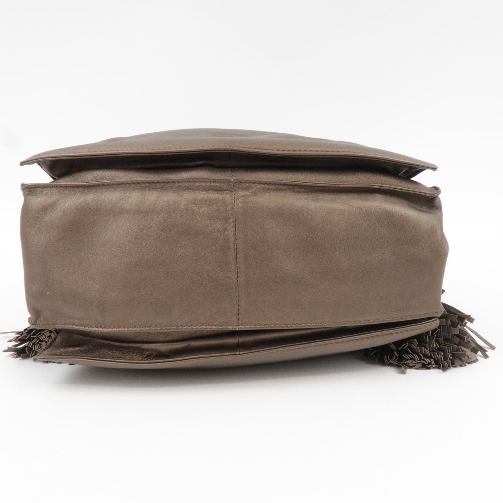 LOEWE Flamenco Shoulder Bag Nappa Leather Bronze