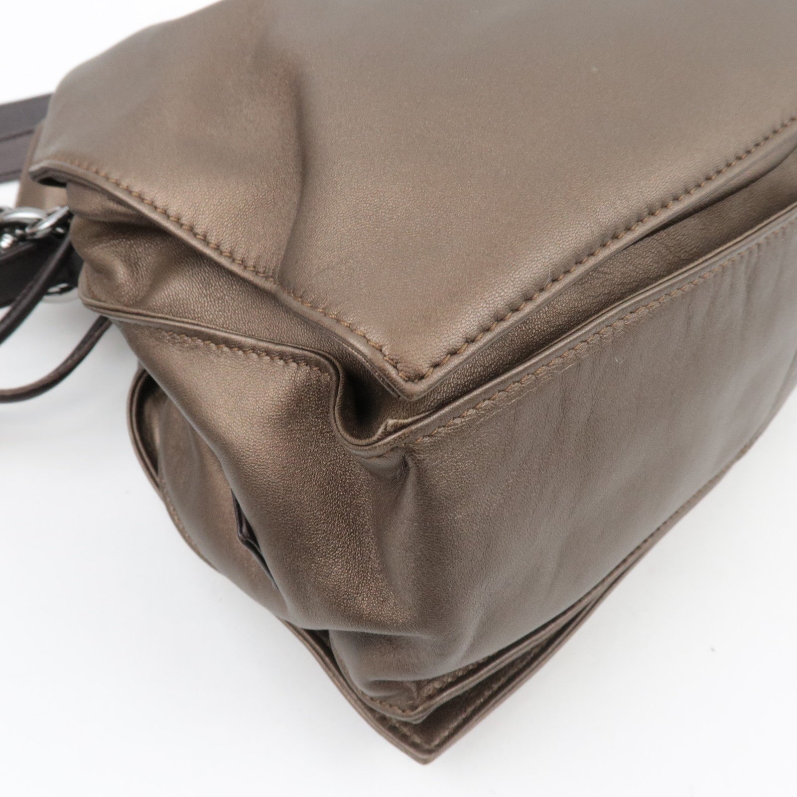 LOEWE Flamenco Shoulder Bag Nappa Leather Bronze