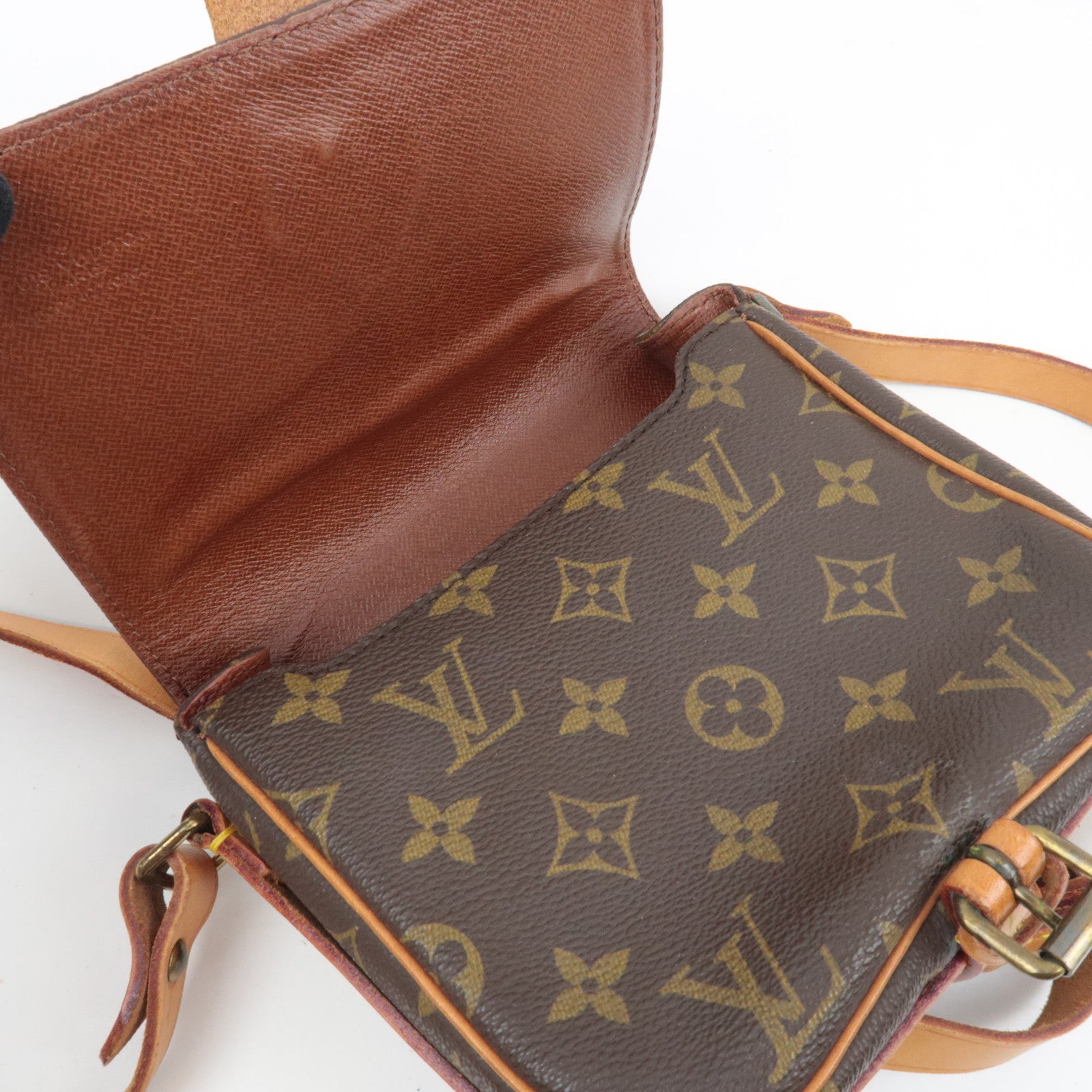 Louis Vuitton Monogram Cartouchiere PM Shoulder Bag M51254 852