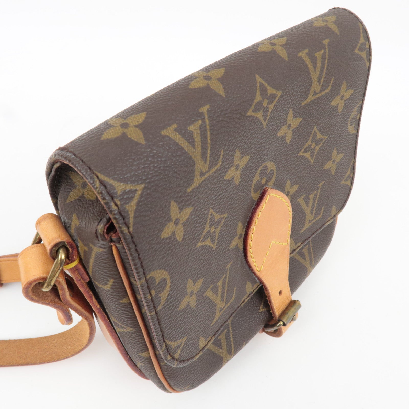 Louis Vuitton Monogram Cartouchiere PM Shoulder Bag M51254 852