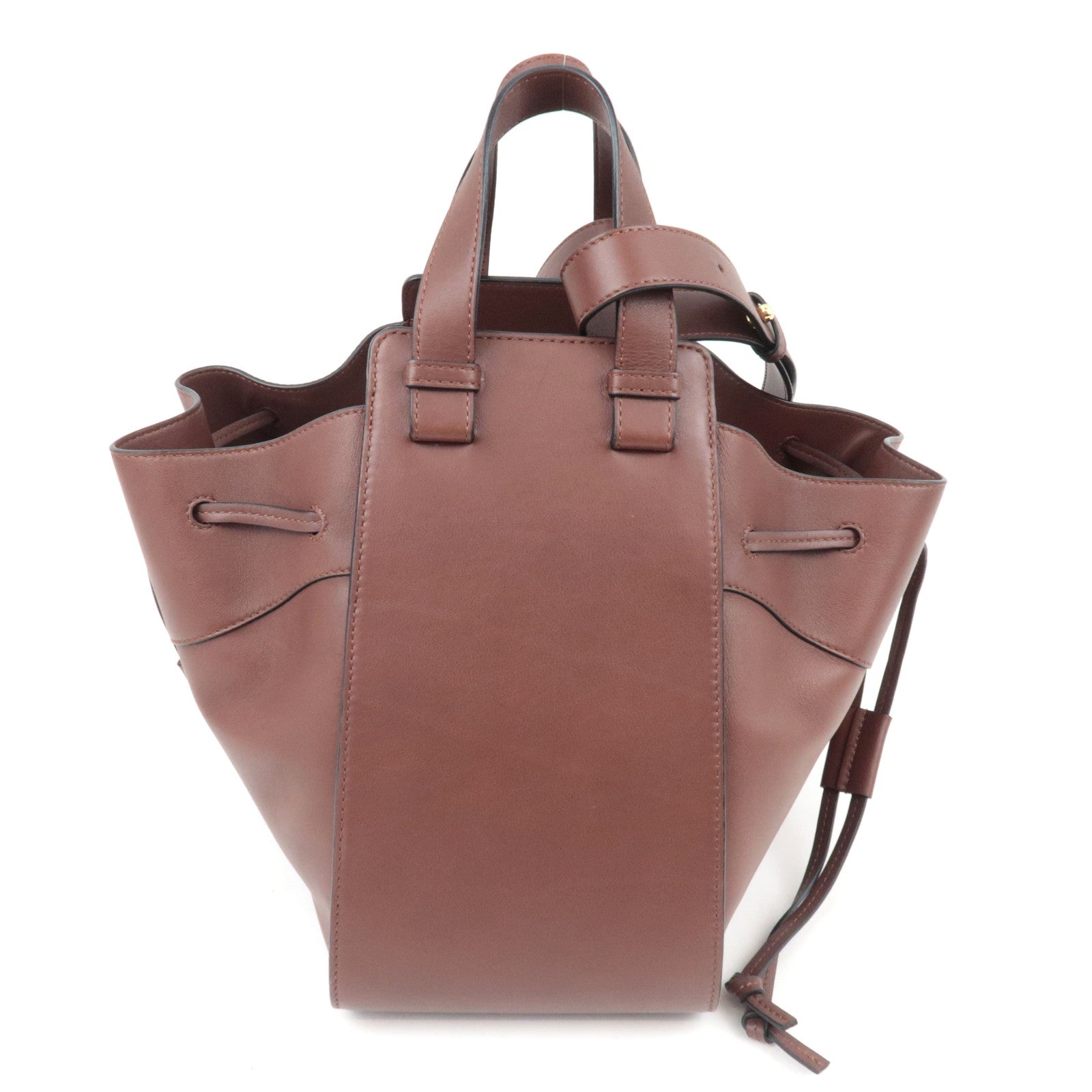 LOEWE Hammock Medium Shoulder Bag Leather Brown *Strap