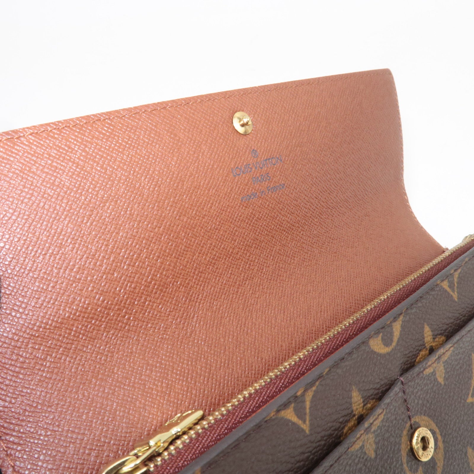 Louis Vuitton Monogram Pochette Porte Monnaie Credit Long Wallet M61725 TH0043