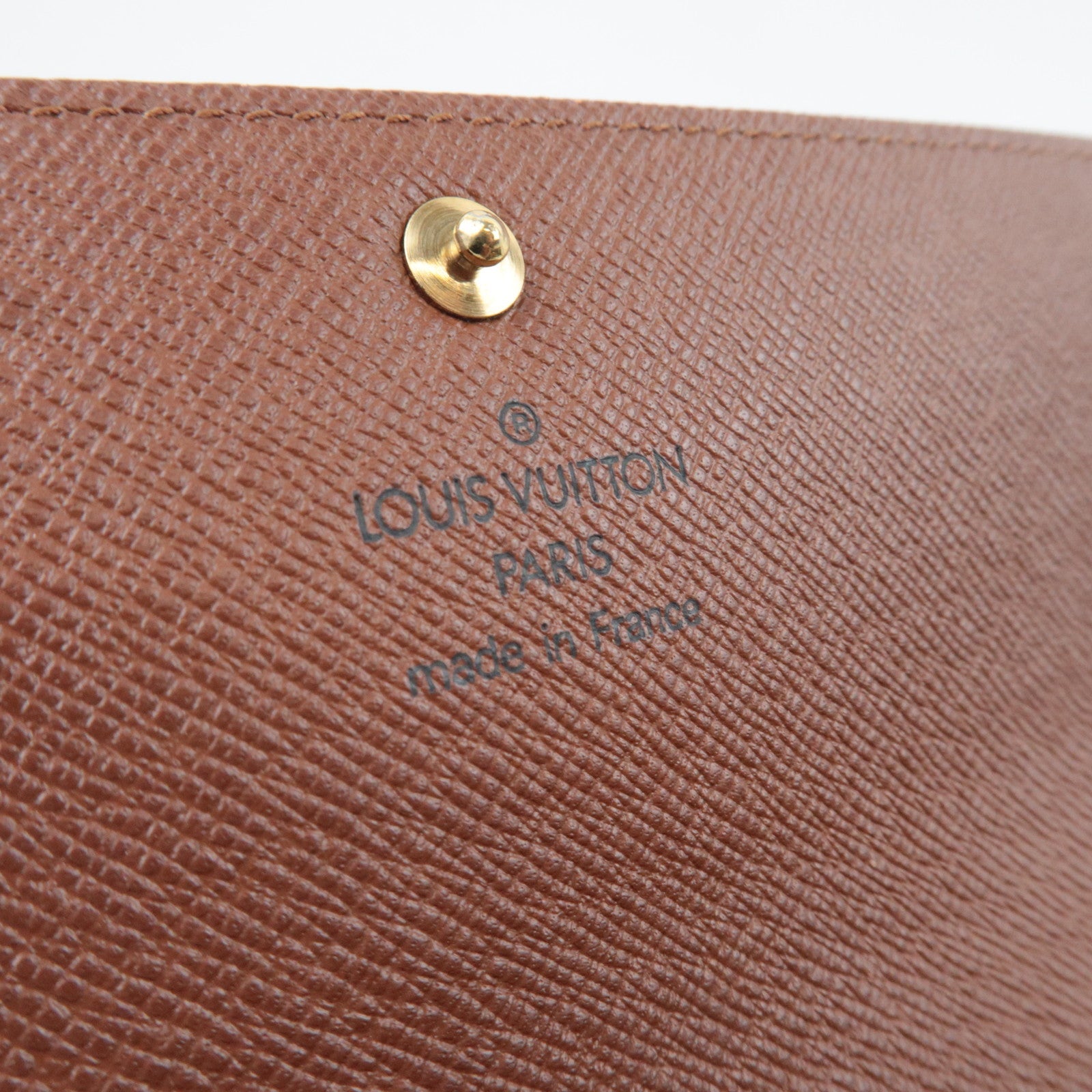 Louis Vuitton Monogram Pochette Porte Monnaie Credit Long Wallet M61725 TH0043