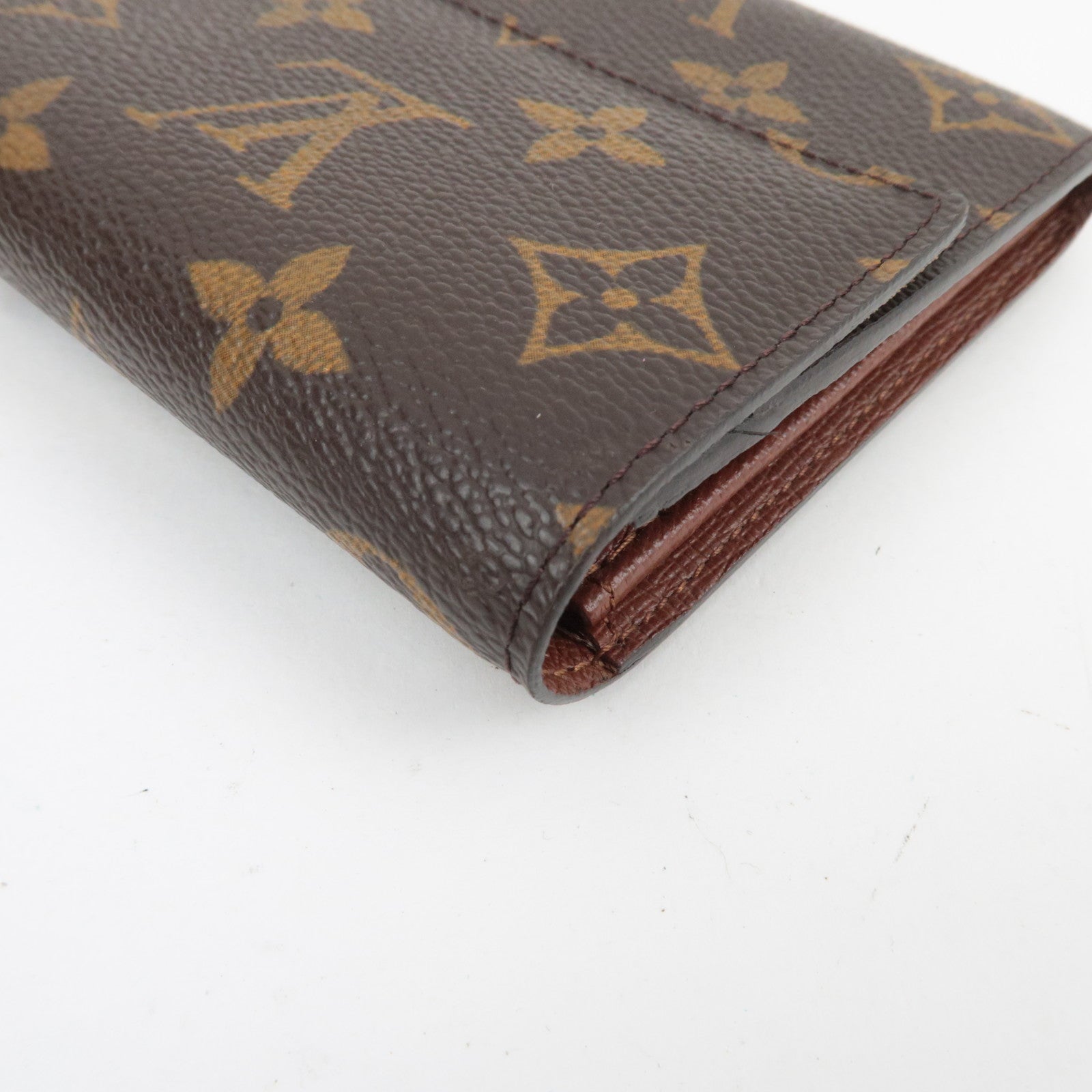 Louis Vuitton Monogram Pochette Porte Monnaie Credit Long Wallet M61725 TH0043