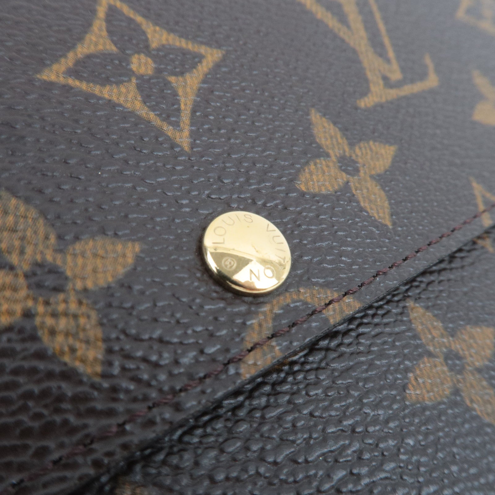 Louis Vuitton Monogram Pochette Porte Monnaie Credit Long Wallet M61725 TH0043