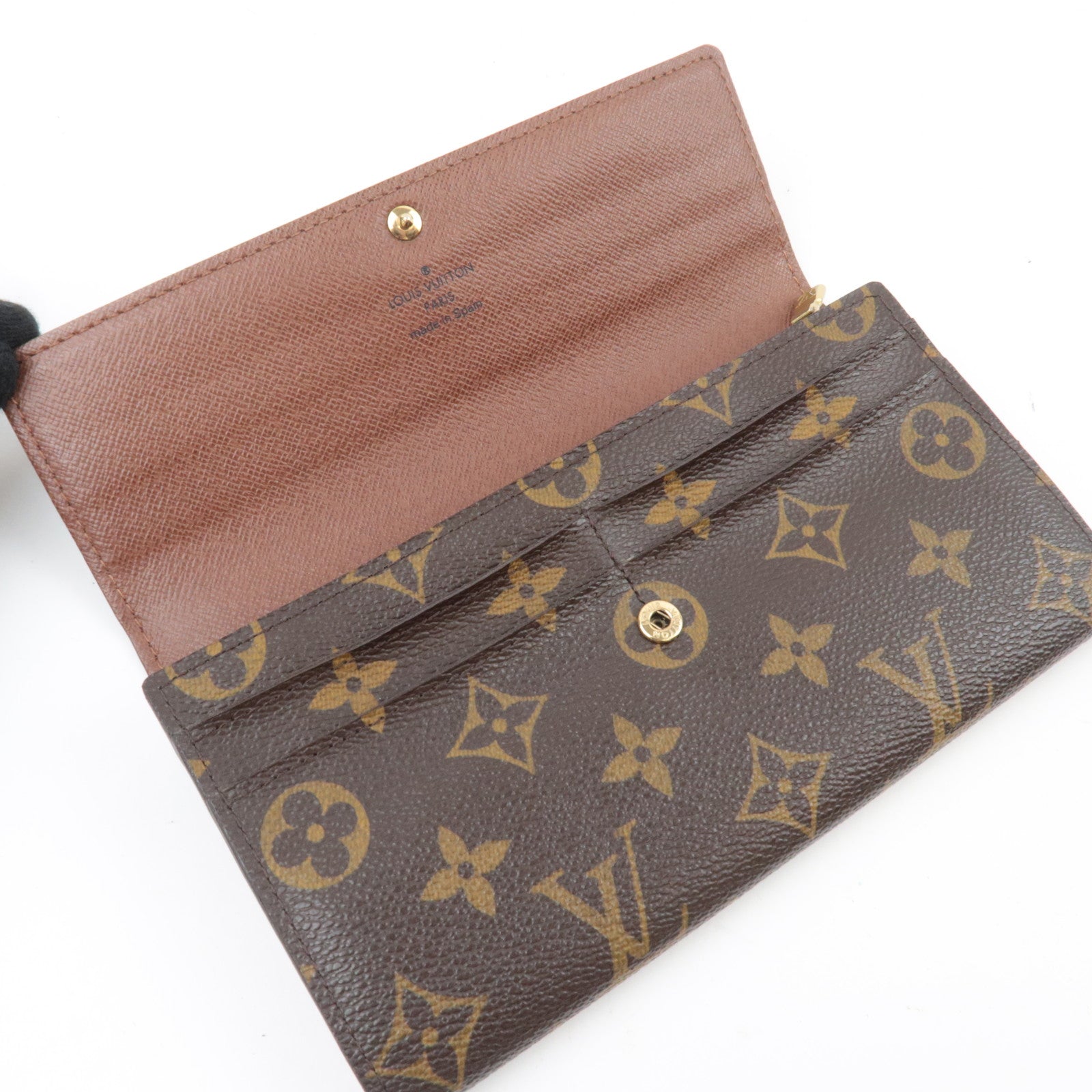 Louis Vuitton Monogram Portefeuille Sarah 10 Slots Long Wallet M61734 CA1098