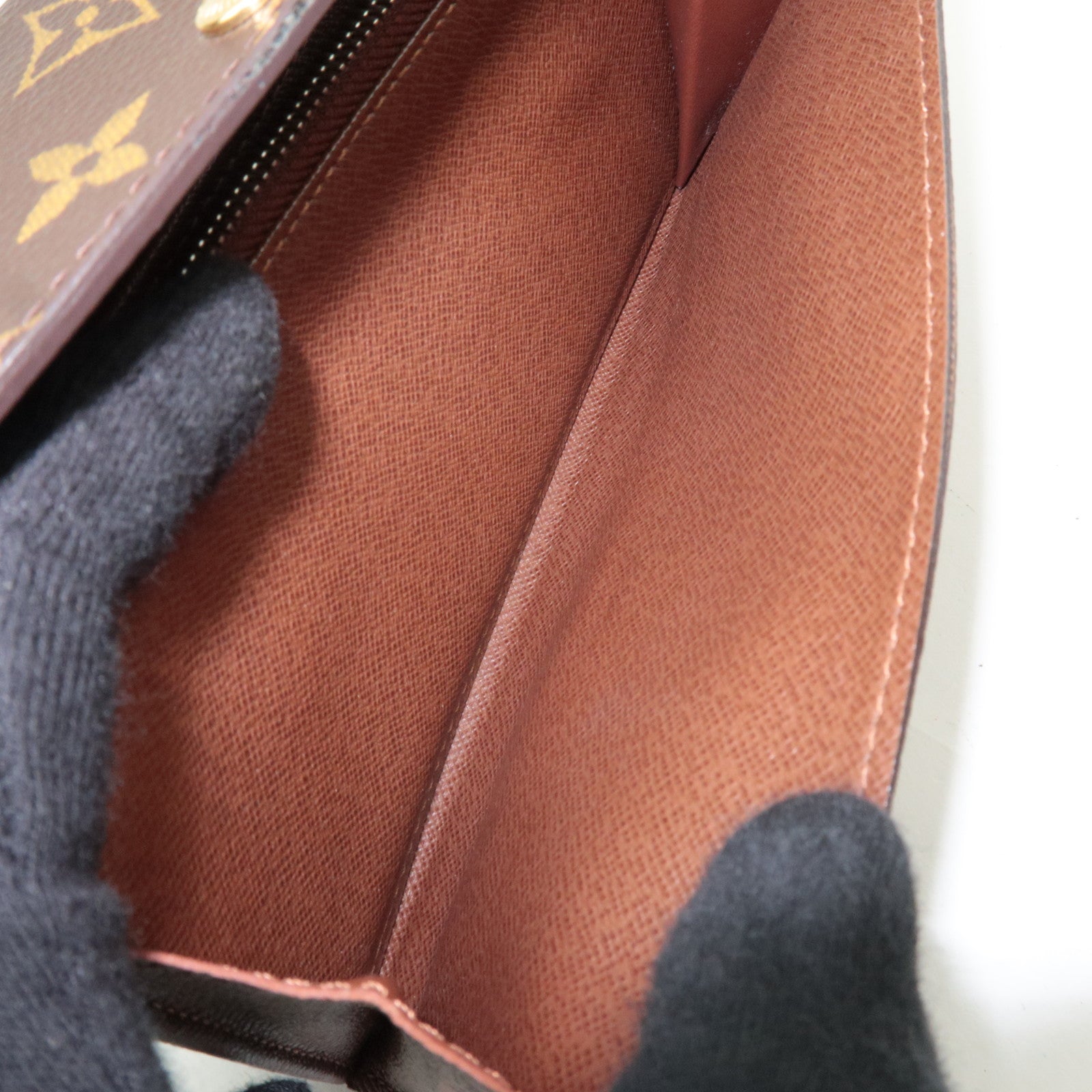 Louis Vuitton Monogram Portefeuille Sarah 10 Slots Long Wallet M61734 CA1098