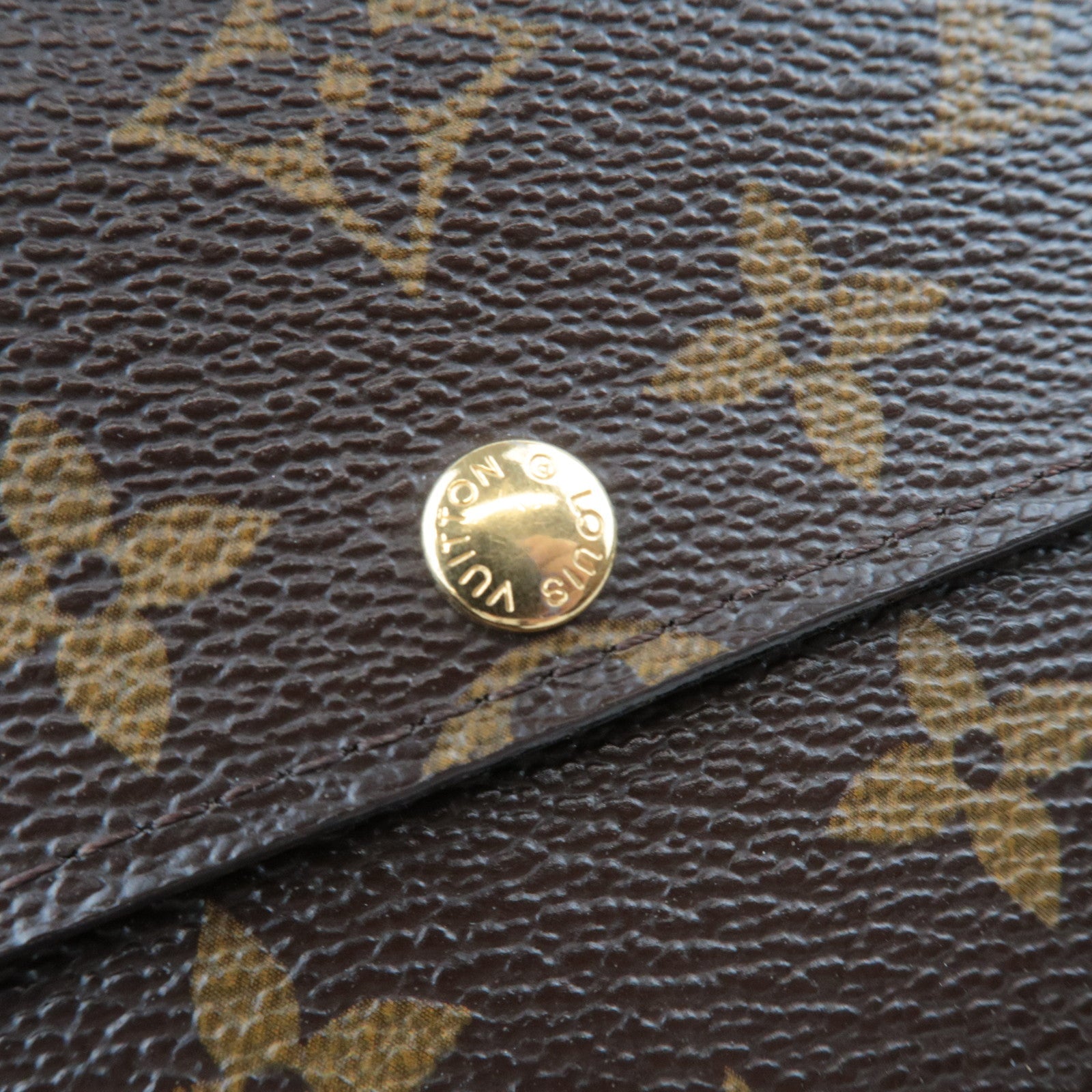 Louis Vuitton Monogram Portefeuille Sarah 10 Slots Long Wallet M61734 CA1098