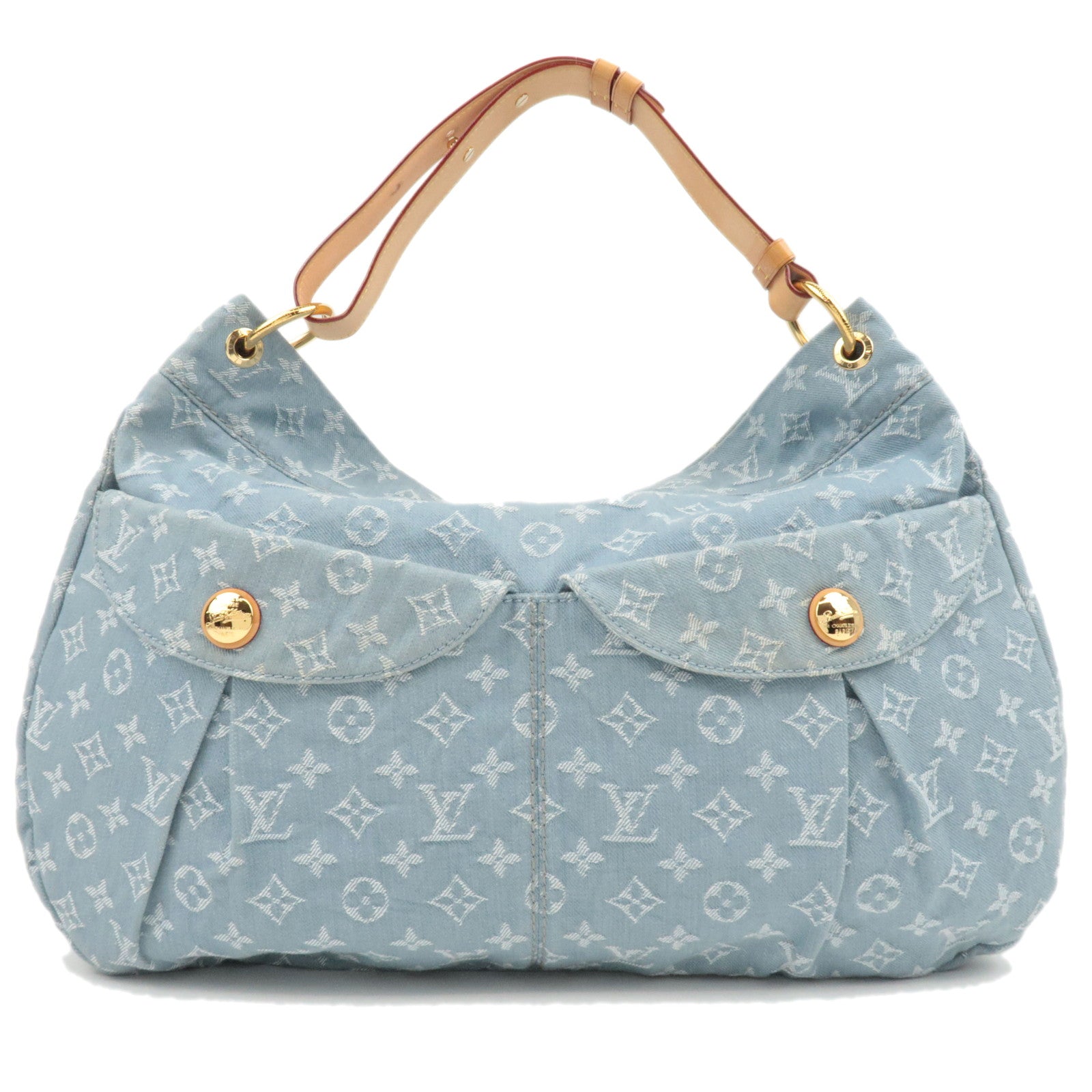 Louis Vuitton Monogram Denim Daily GM Handbag Blue Clair M40492 FO2141 *Dust Bag81839