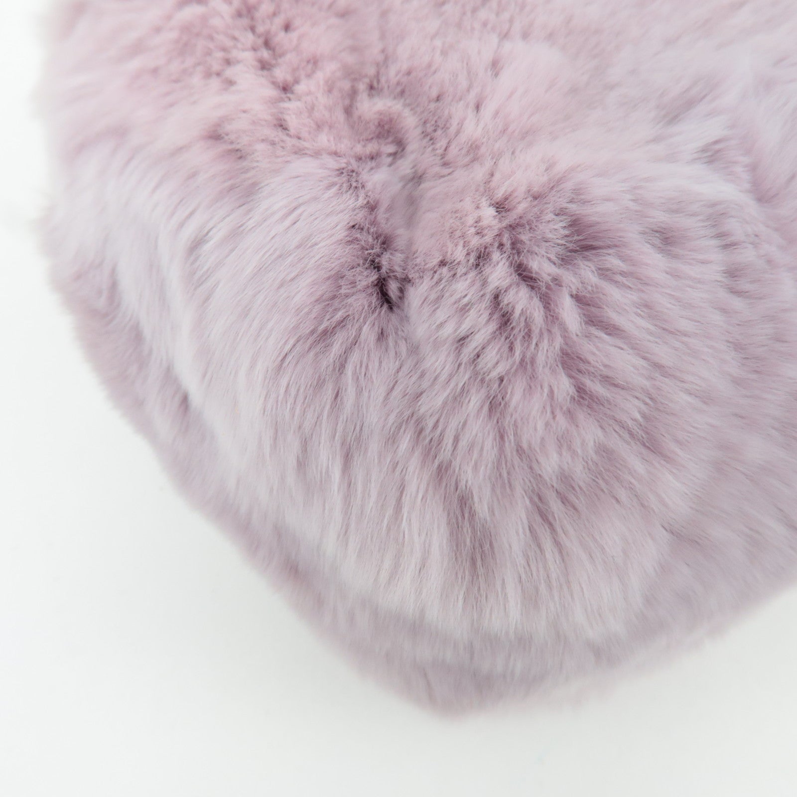 CHANEL Single Flap Fur Tweed Chain Shoulder Bag Lilac Silver HDW 10083518 *Box, Dust bag, G card