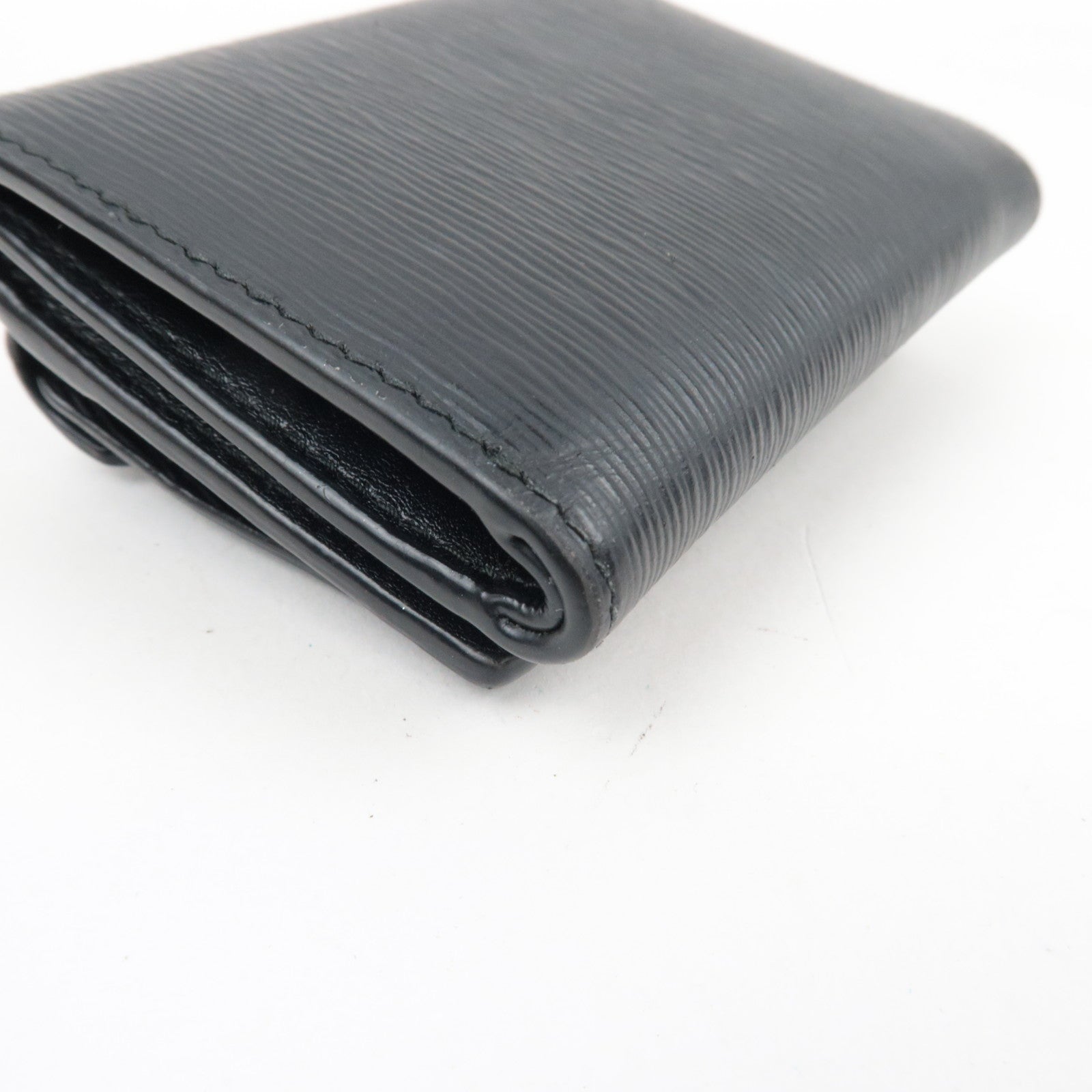 PRADA Tri-Fold Compact Wallet Vitello Move Leather Black 1MH021 *Box, G card