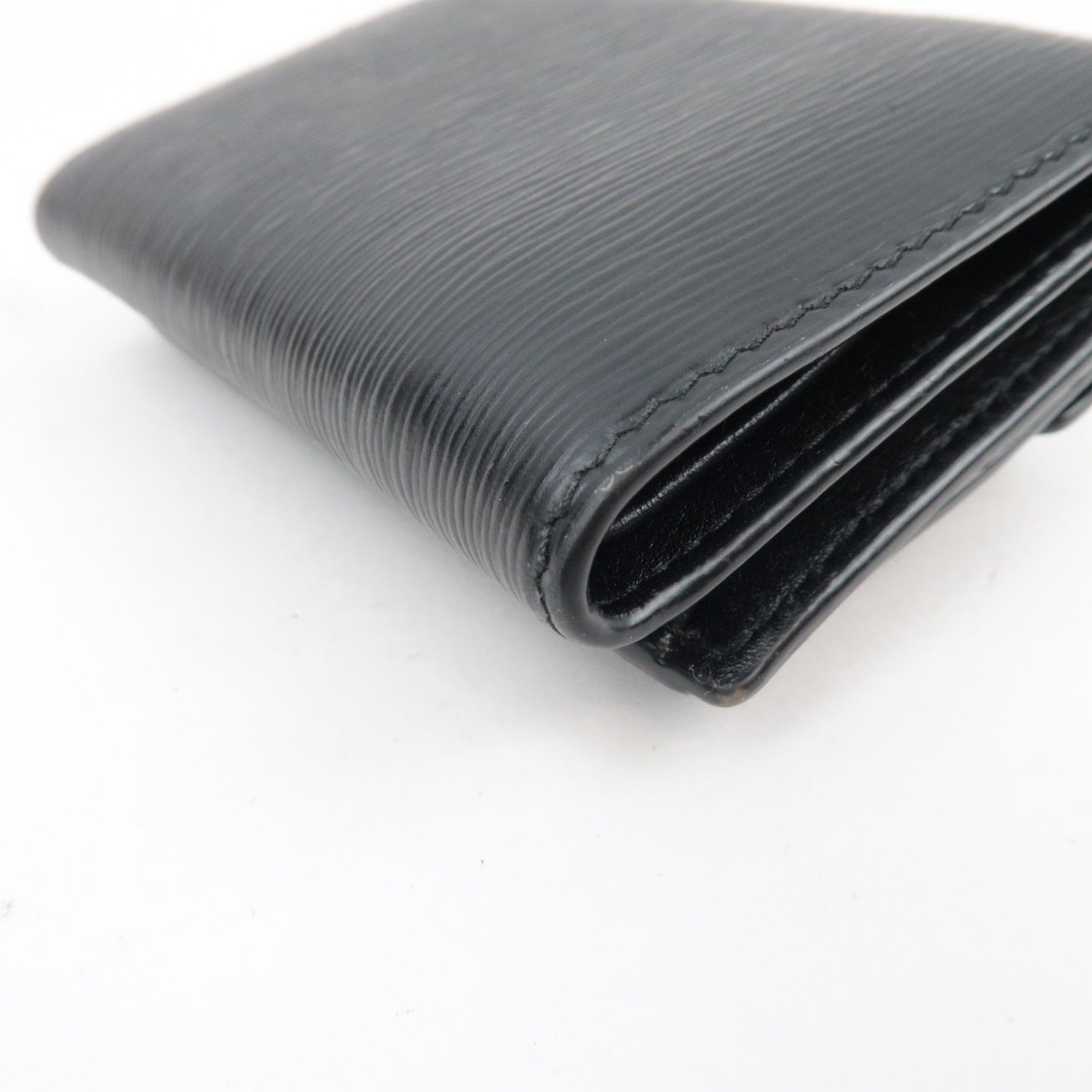 PRADA Tri-Fold Compact Wallet Vitello Move Leather Black 1MH021 *Box, G card