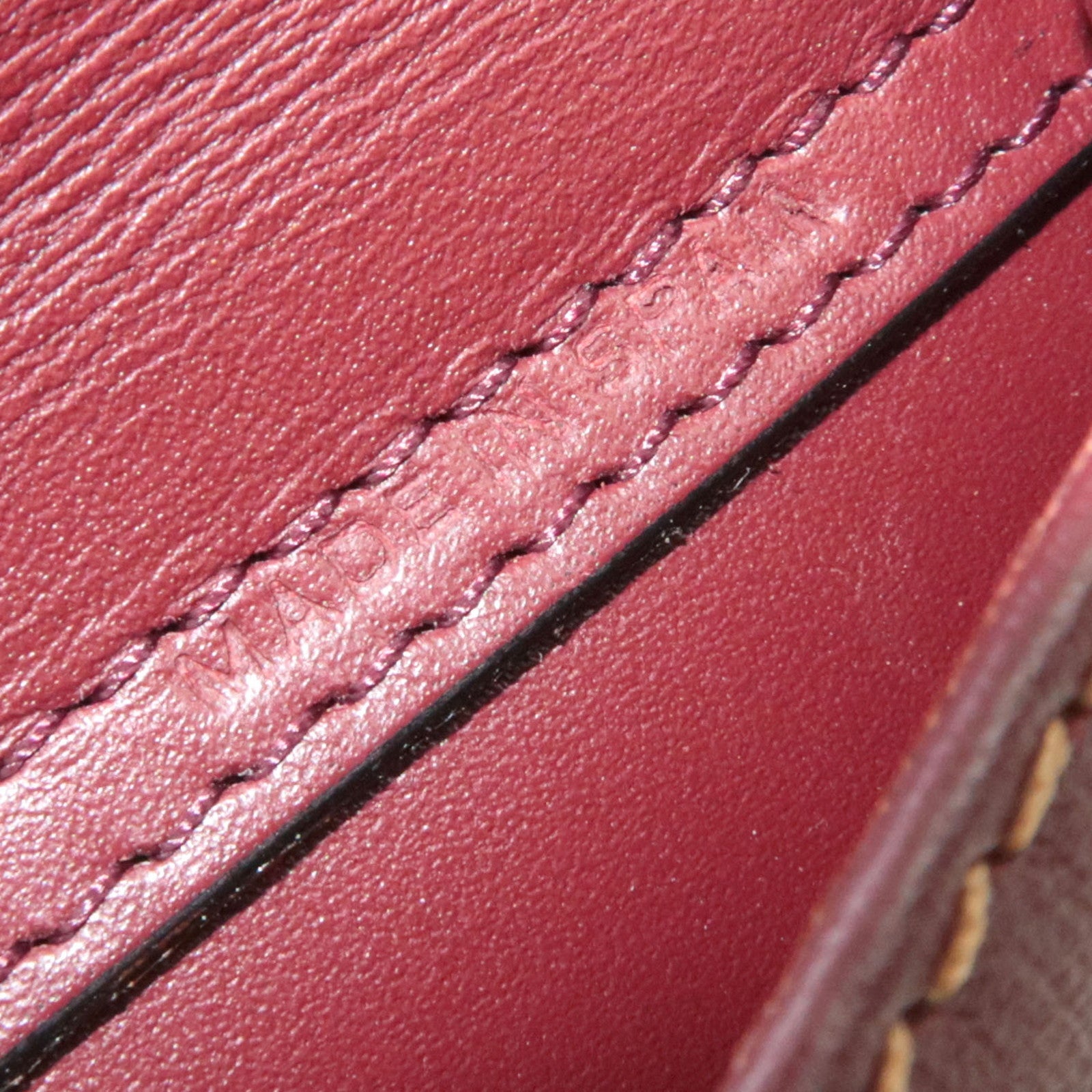 Cartier Must Shoulder Bag Leather Bordeaux *Dust bag