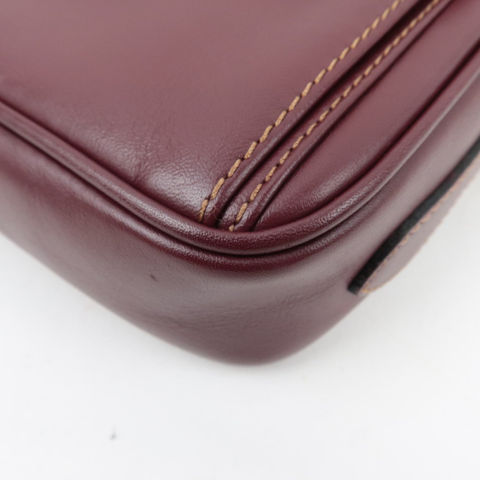 Cartier Must Shoulder Bag Leather Bordeaux *Dust bag
