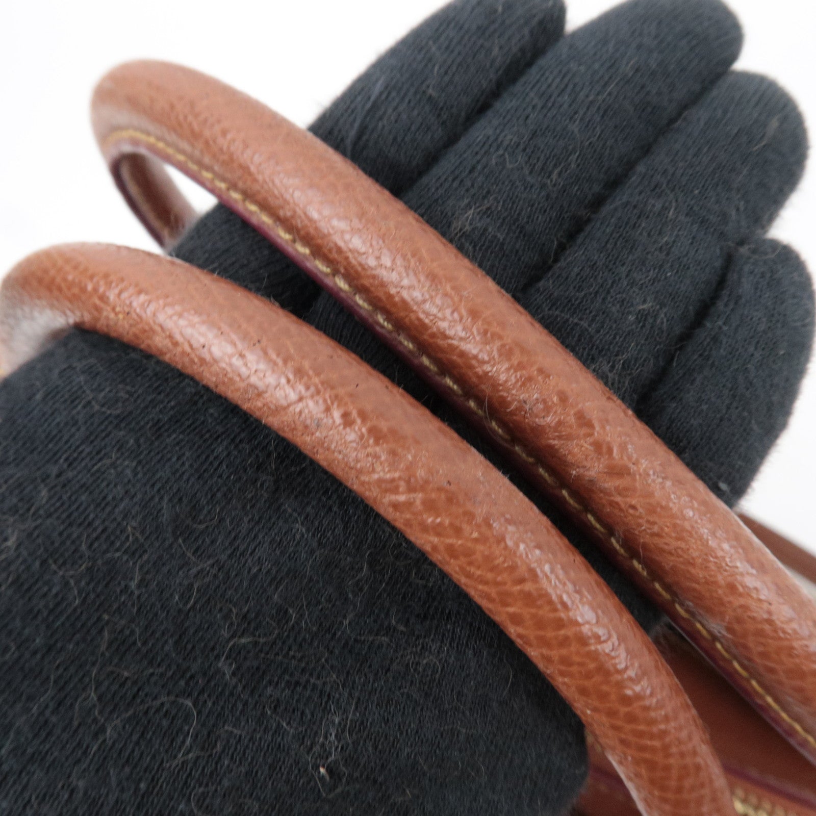 COACH Signature 2Way Handbag PVC Leather Beige Brown F34617 *Strap