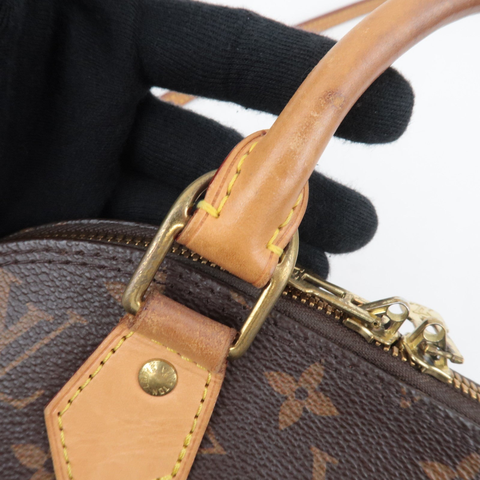 Louis Vuitton Monogram Alma BB 2Way Bag M53152 RFID *Strap, Key Lock, Clochette