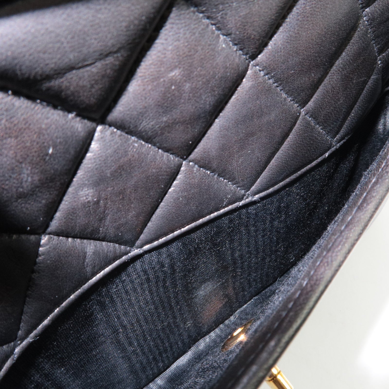 CHANEL Matelasse Chain Shoulder Bag Lambskin Black Gold HDW *Dust bag, G Card