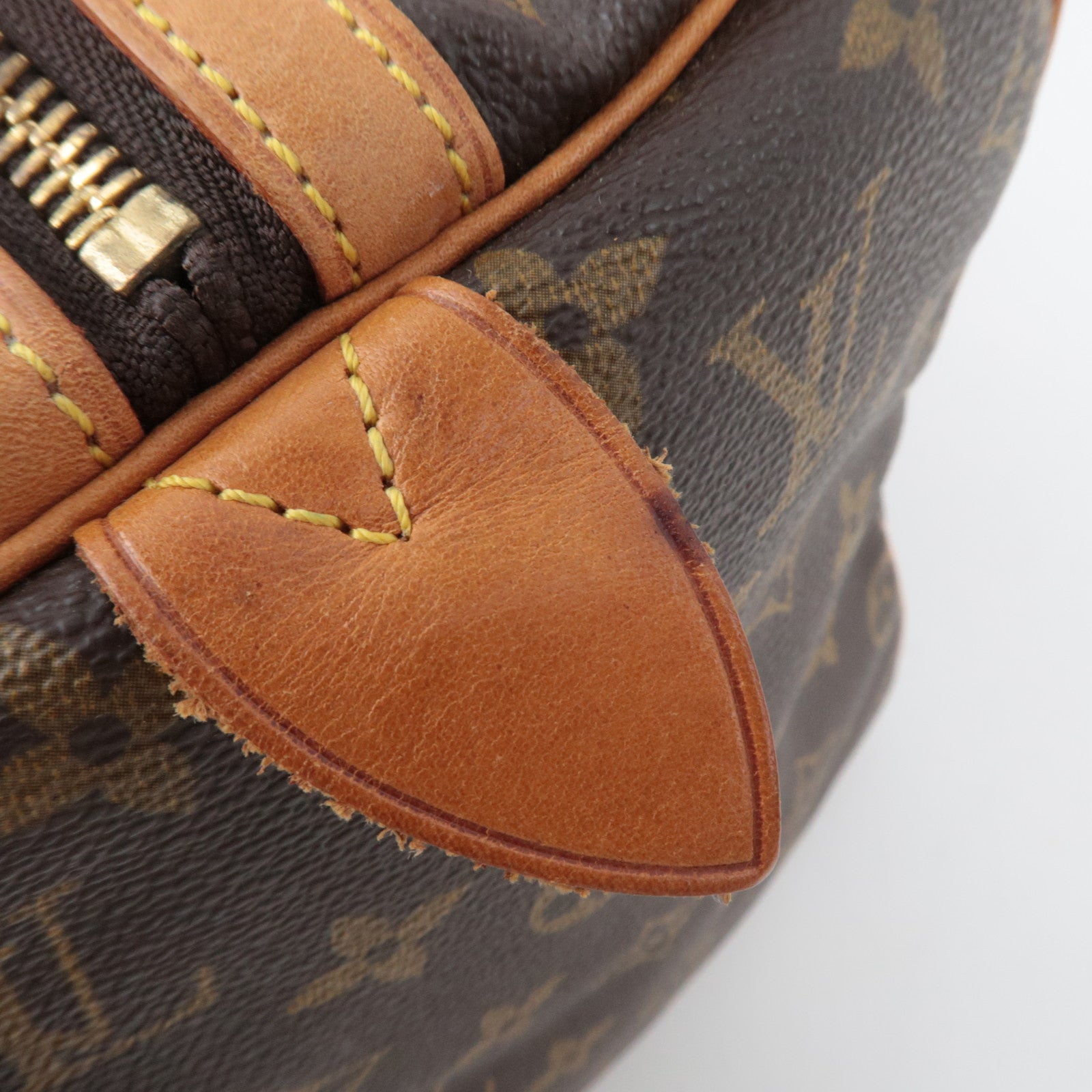 Louis Vuitton Monogram Sac Souple 35 Boston Bag M41626 TH0940 *Name tag, Poignet | Authentic Pre-owned from Japan