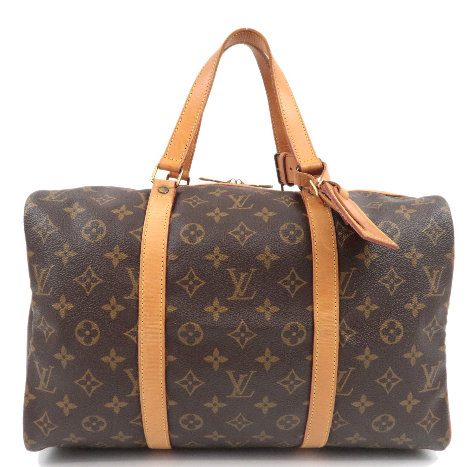 Louis Vuitton Monogram Sac Souple 35 Boston Bag M41626 TH0940 *Name tag, Poignet81942