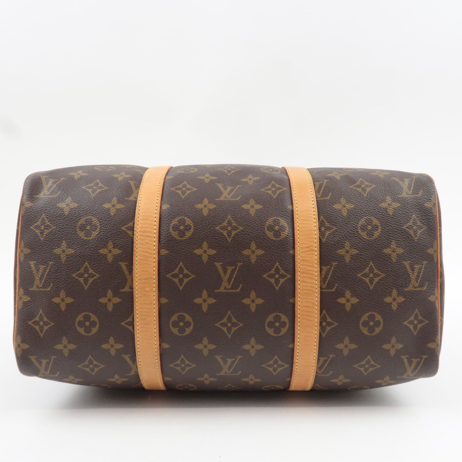 Louis Vuitton Monogram Sac Souple 35 Boston Bag M41626 TH0940 *Name tag, Poignet | Authentic Pre-owned from Japan
