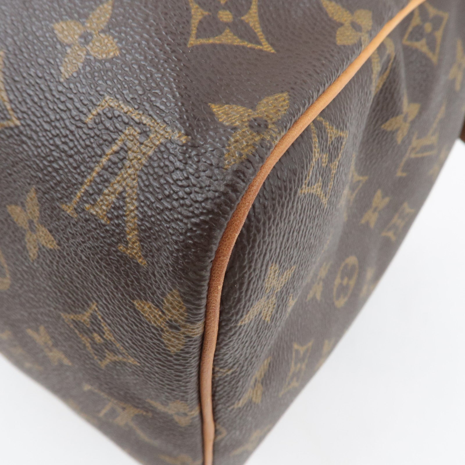 Louis Vuitton Monogram Sac Souple 35 Boston Bag M41626 TH0940 *Name tag, Poignet | Authentic Pre-owned from Japan