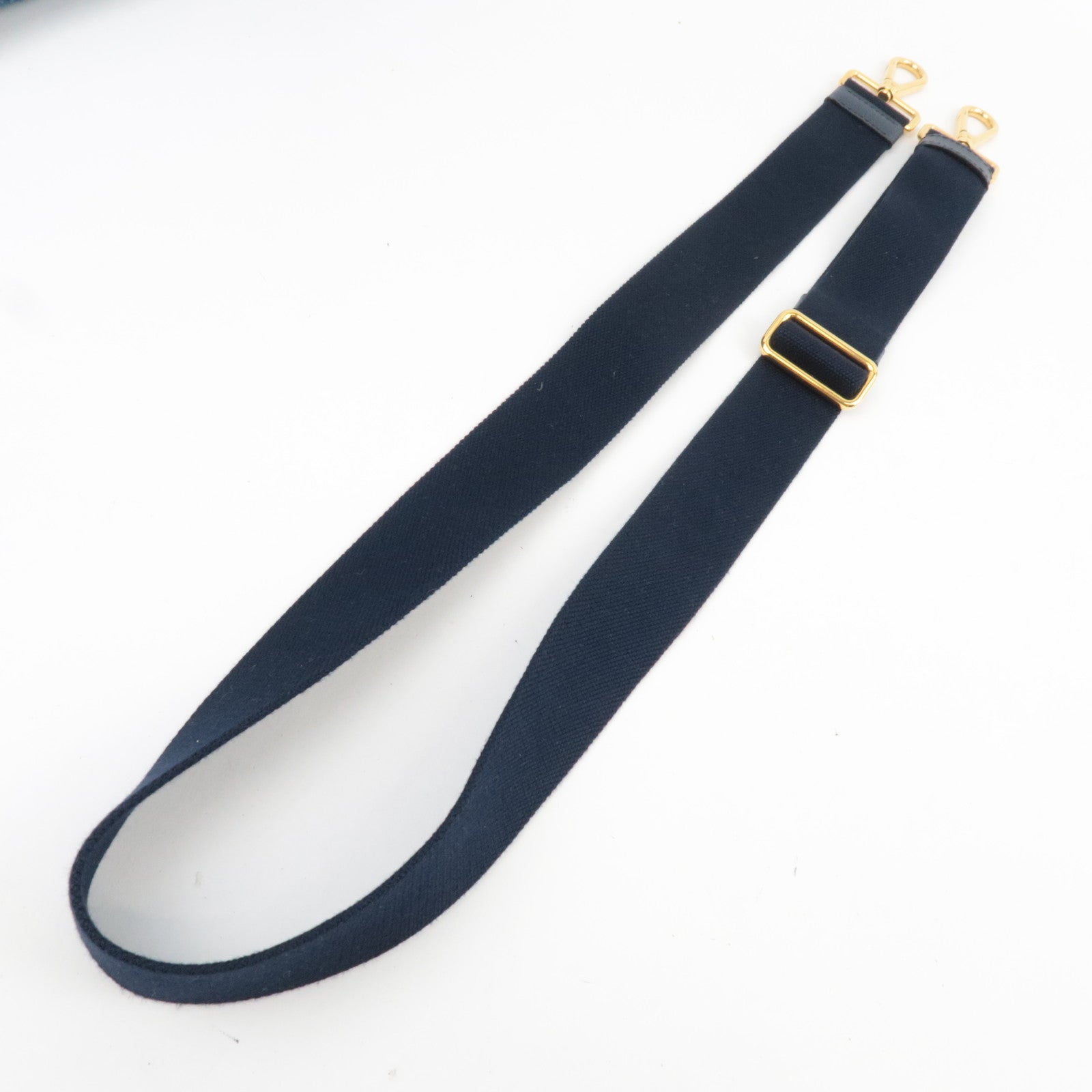 PRADA Canapa Mini 2Way Tote Bag Denim Blue 1BG439 *Strap, G card