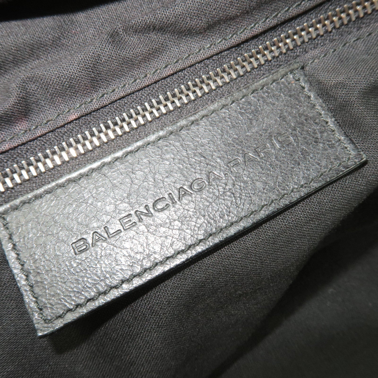 BALENCIAGA 2Way Leather Business Bag Black 265182 *Strap