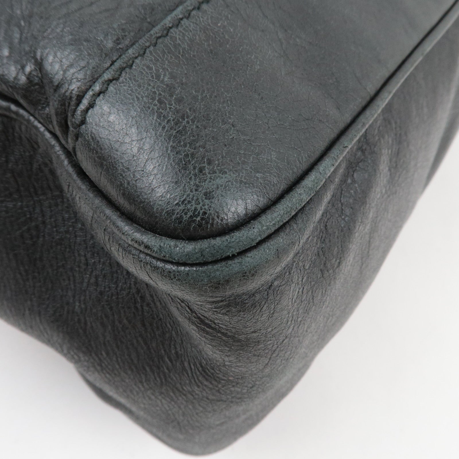 BALENCIAGA 2Way Leather Business Bag Black 265182 *Strap