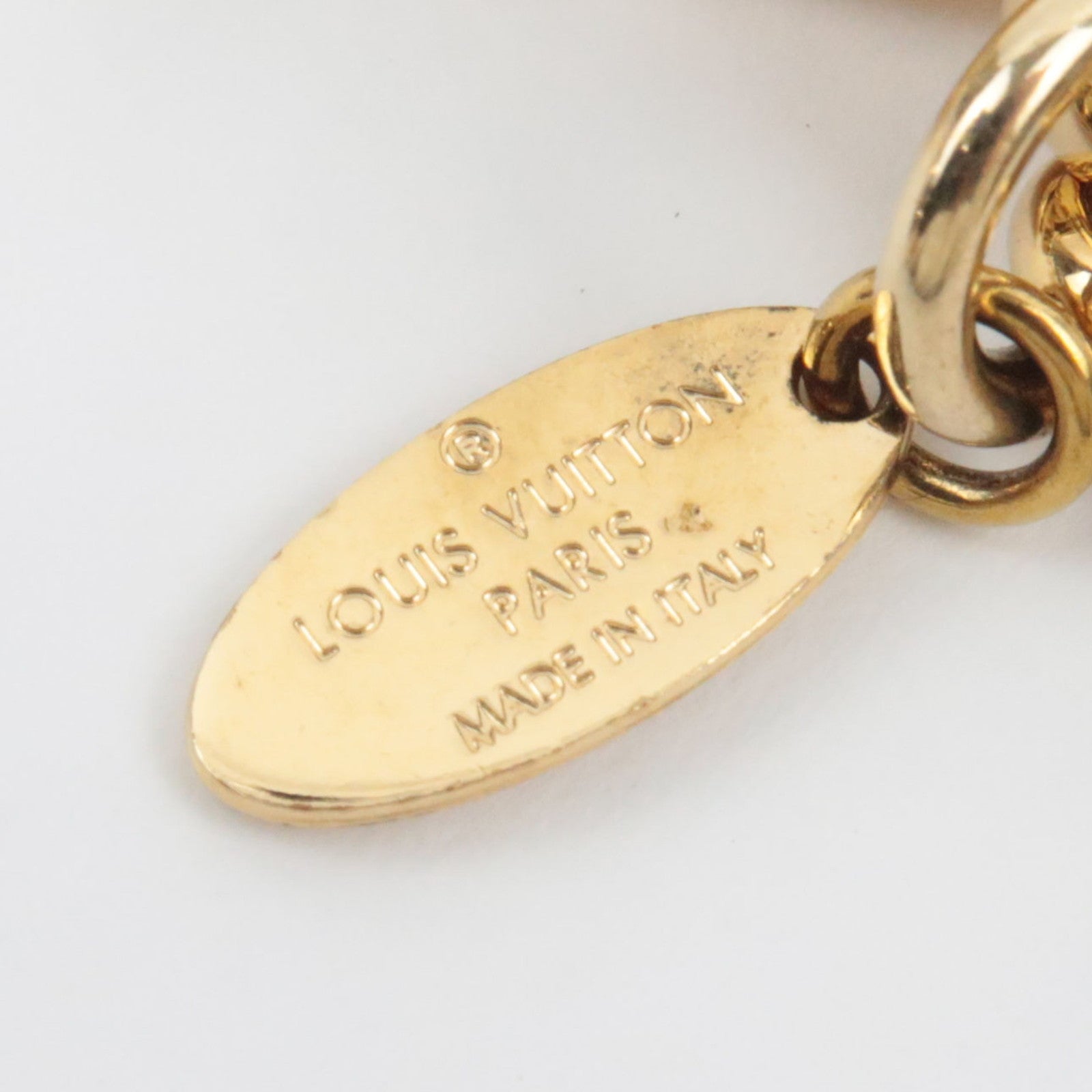 Louis Vuitton Fleur De Monogram Bag Charm Metal Gold M67119 DI0176